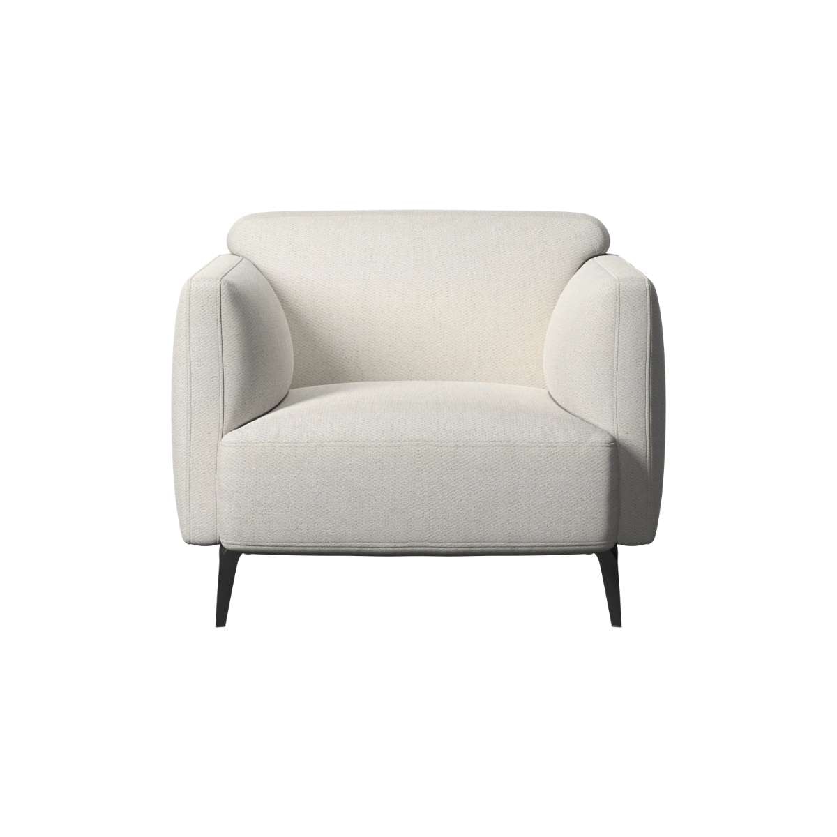 Butaca Modena tela Lazio bouclé BoConcept - Blanco Blanco-1