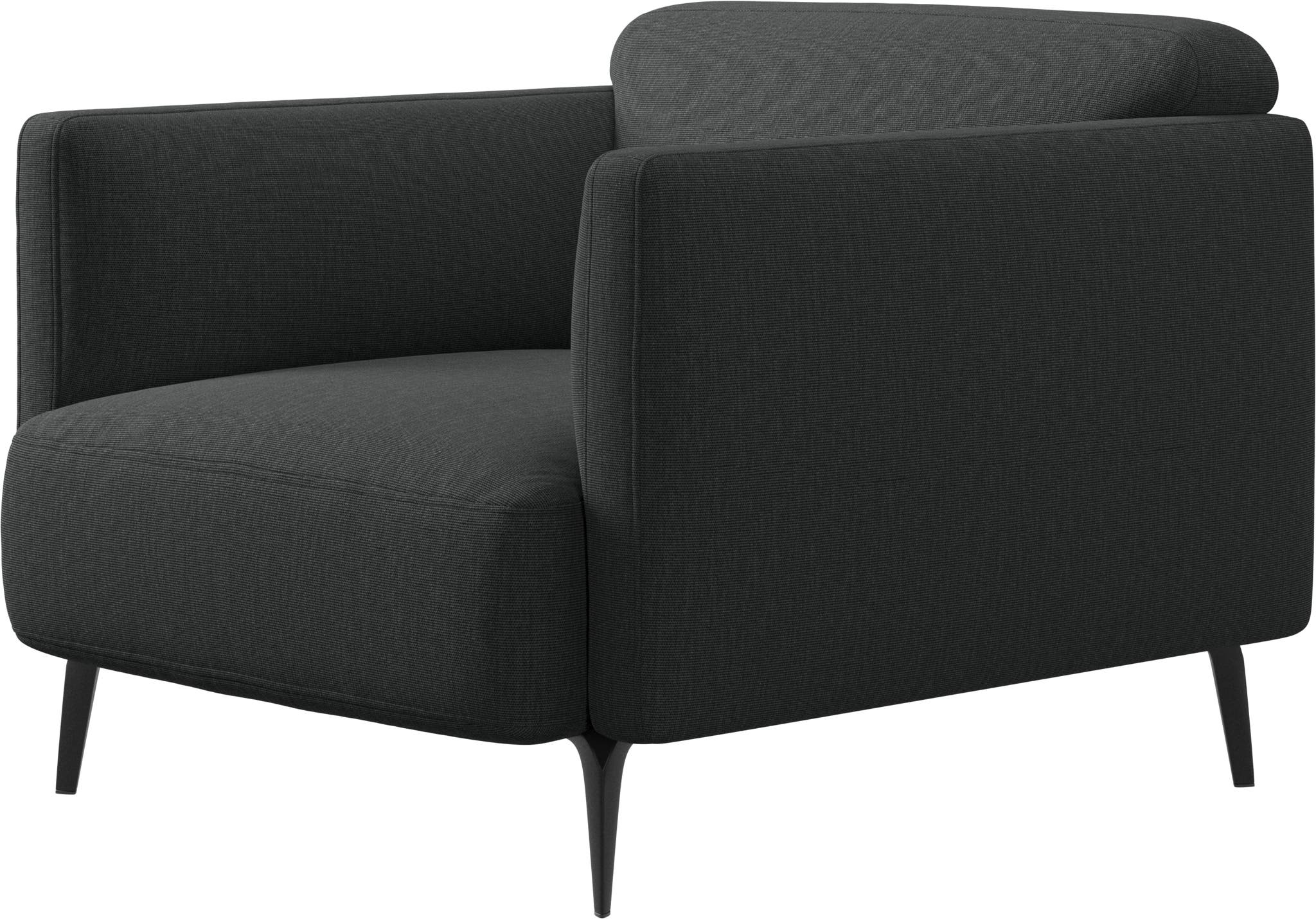Butaca Modena tela Nani BoConcept - Gris oscuro Gris oscuro-2