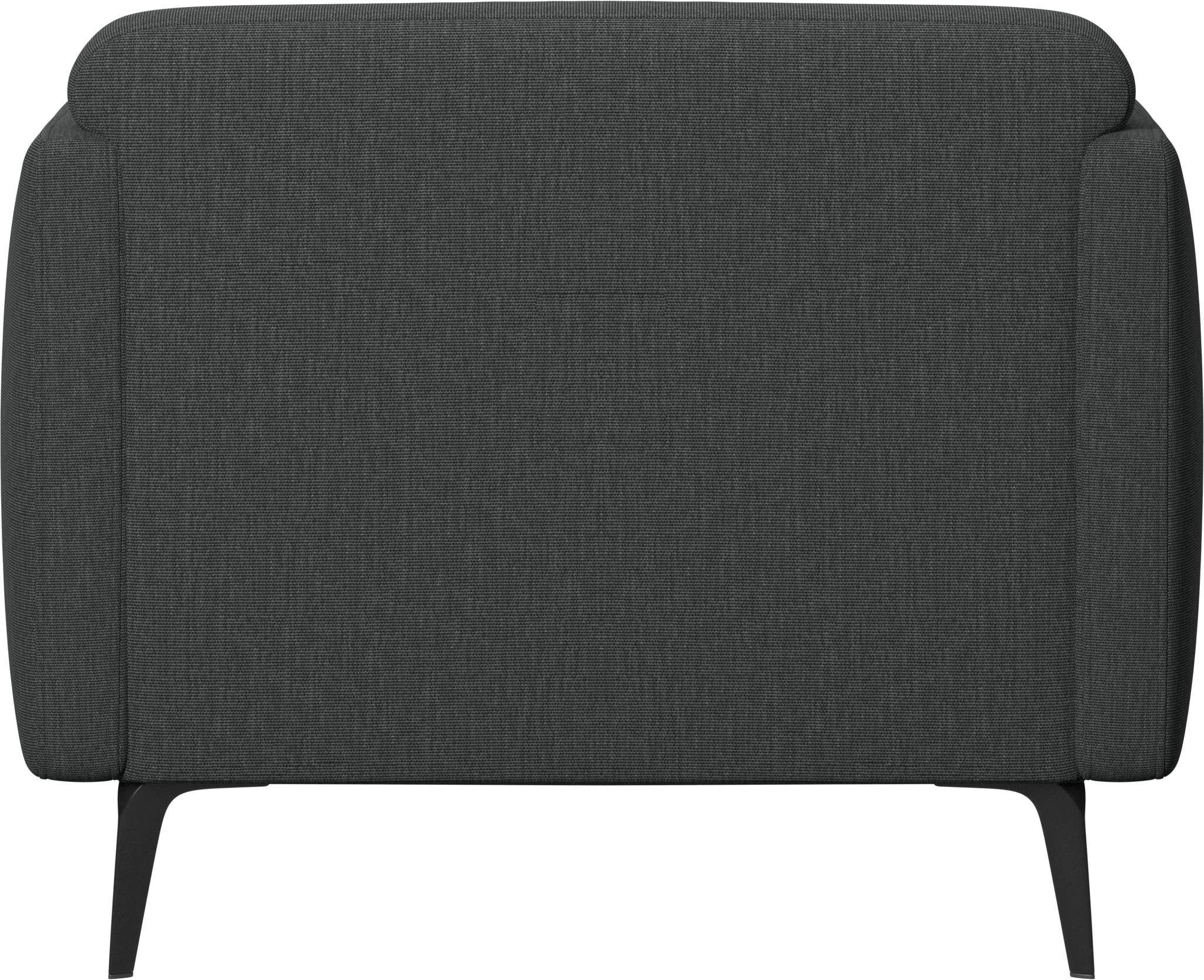 Butaca Modena tela Nani BoConcept - Gris oscuro Gris oscuro-3