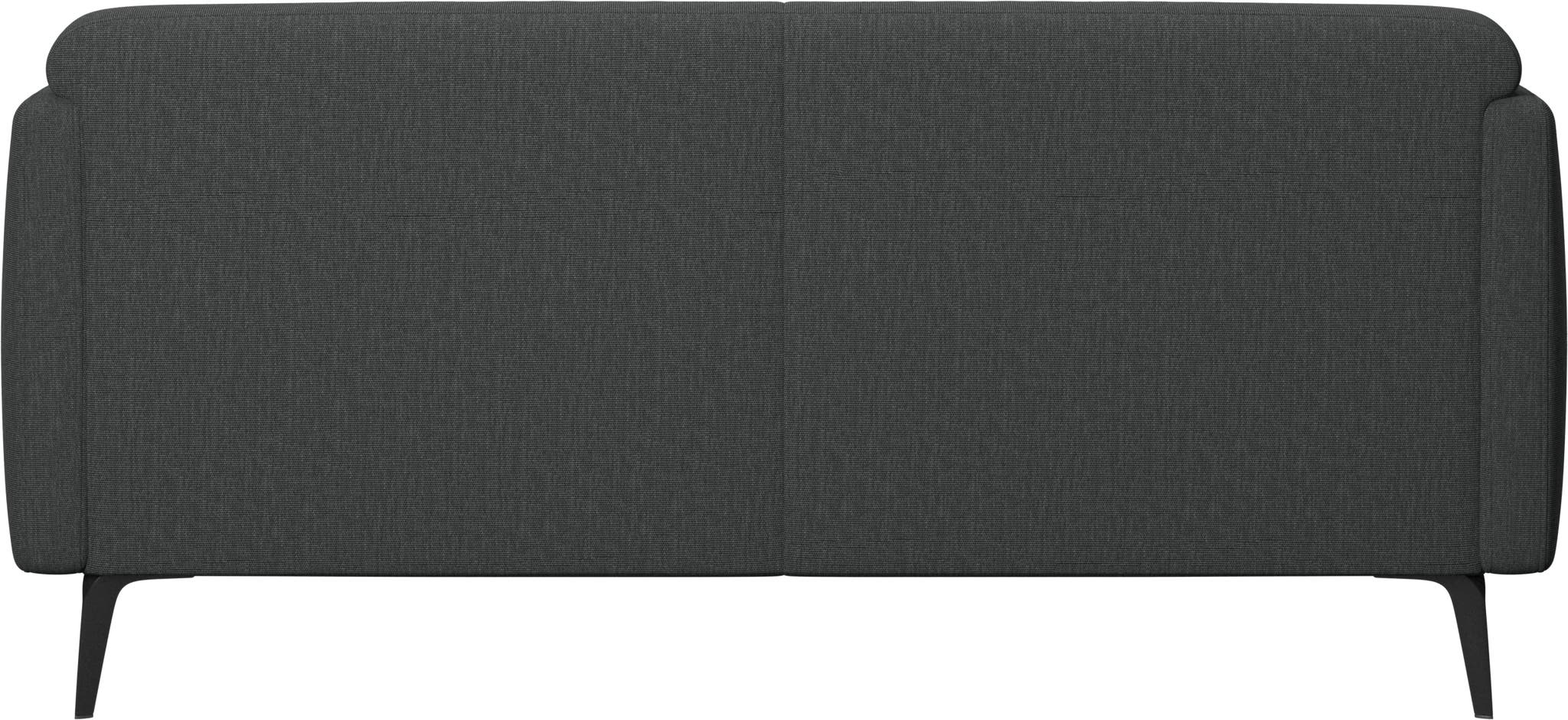 Sofá Modena de 2 plazas tela Nani BoConcept - Gris oscuro Gris oscuro-3
