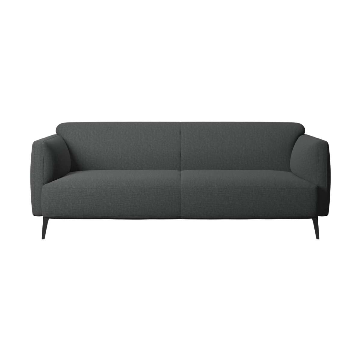 Sofá Modena de 2,5 plazas tela Nani BoConcept - Gris oscuro Gris oscuro-1