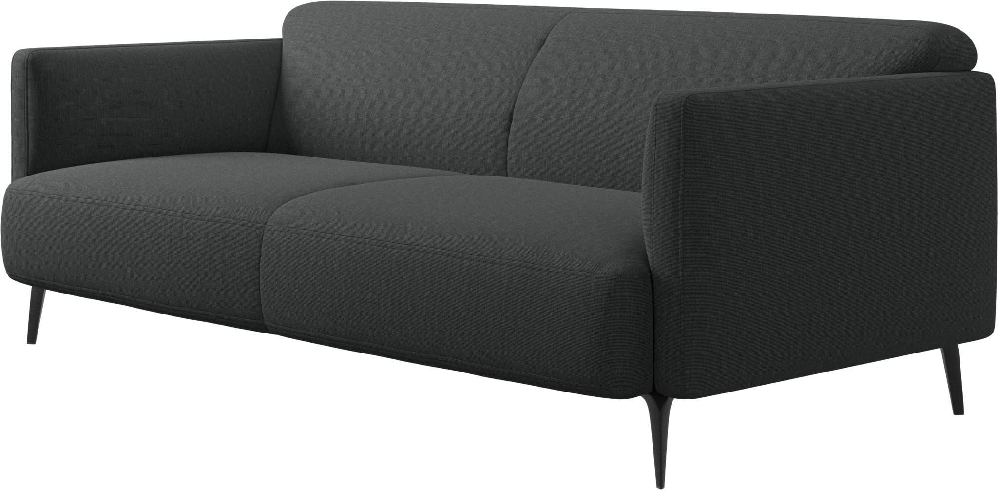 Sofá Modena de 2,5 plazas tela Nani BoConcept - Gris oscuro Gris oscuro-2