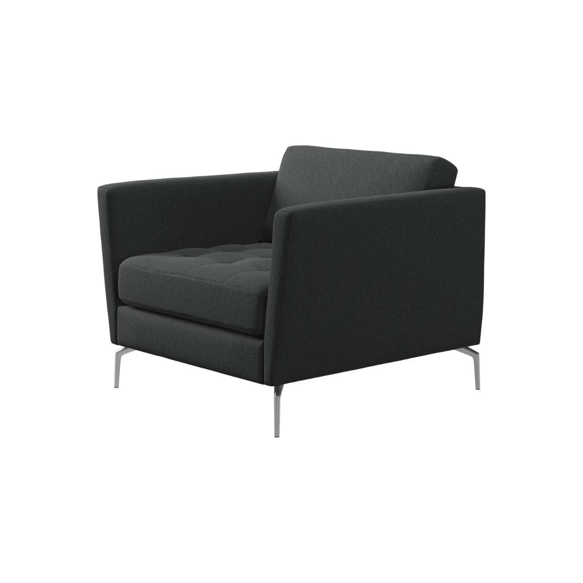 Butaca Osaka tela Nani BoConcept - Gris oscuro Gris oscuro-1