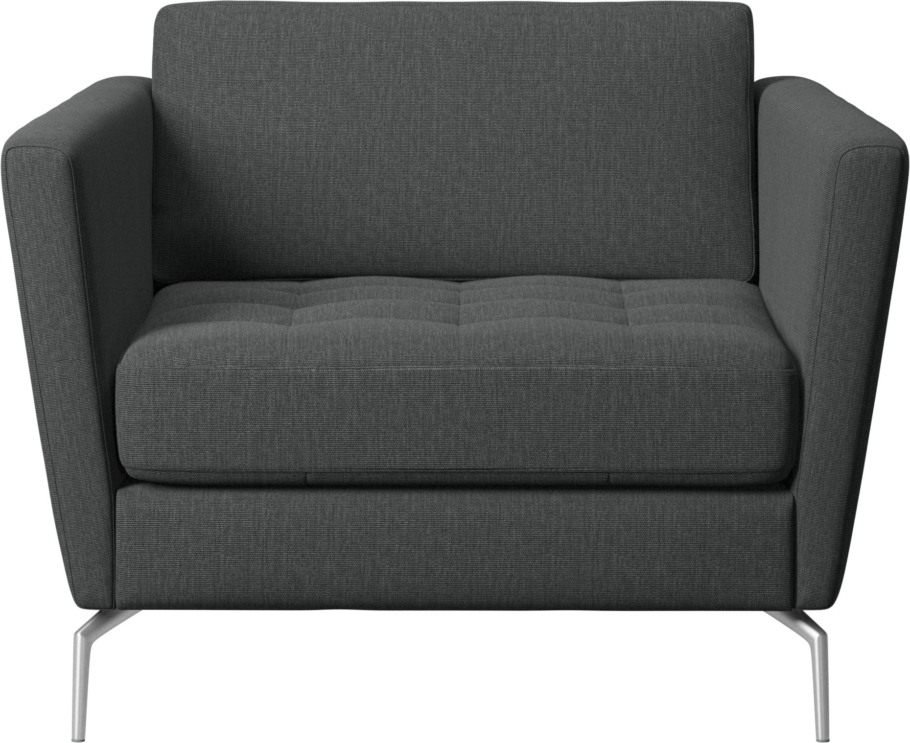 Butaca Osaka tela Nani BoConcept - Gris oscuro Gris oscuro-2