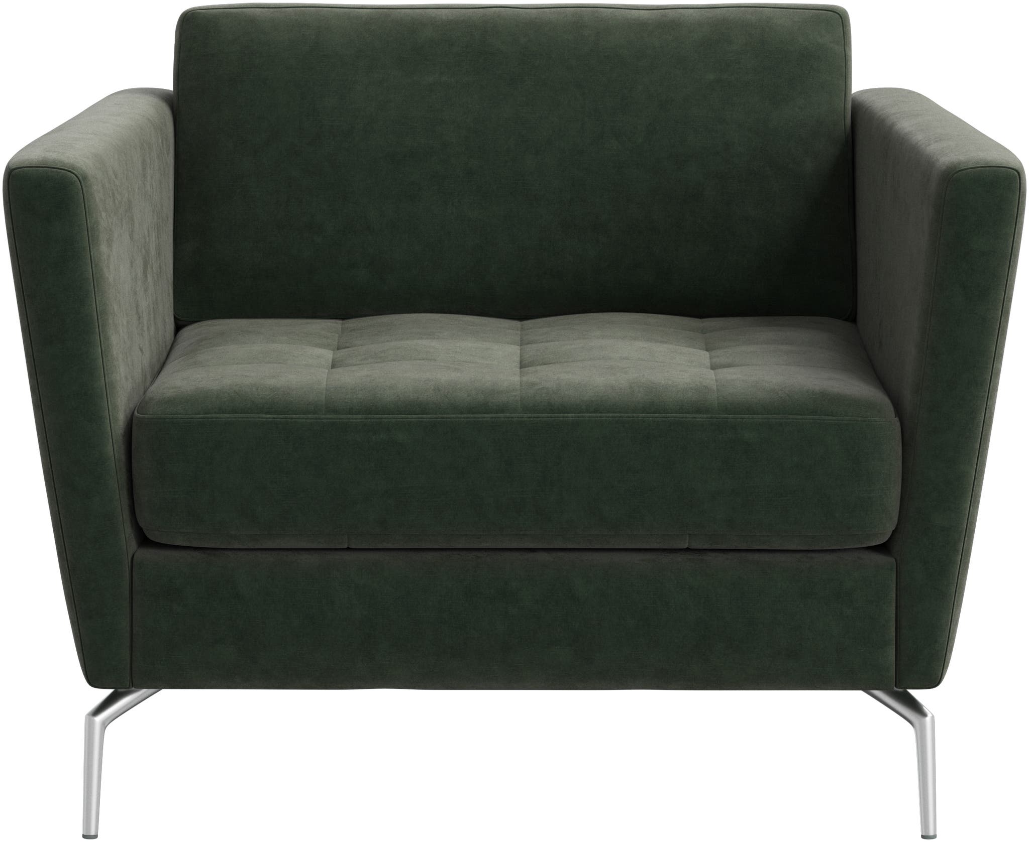 Imagen 2 de Butaca Osaka tela Ravello BoConcept - Verde ceniza Verde ceniza