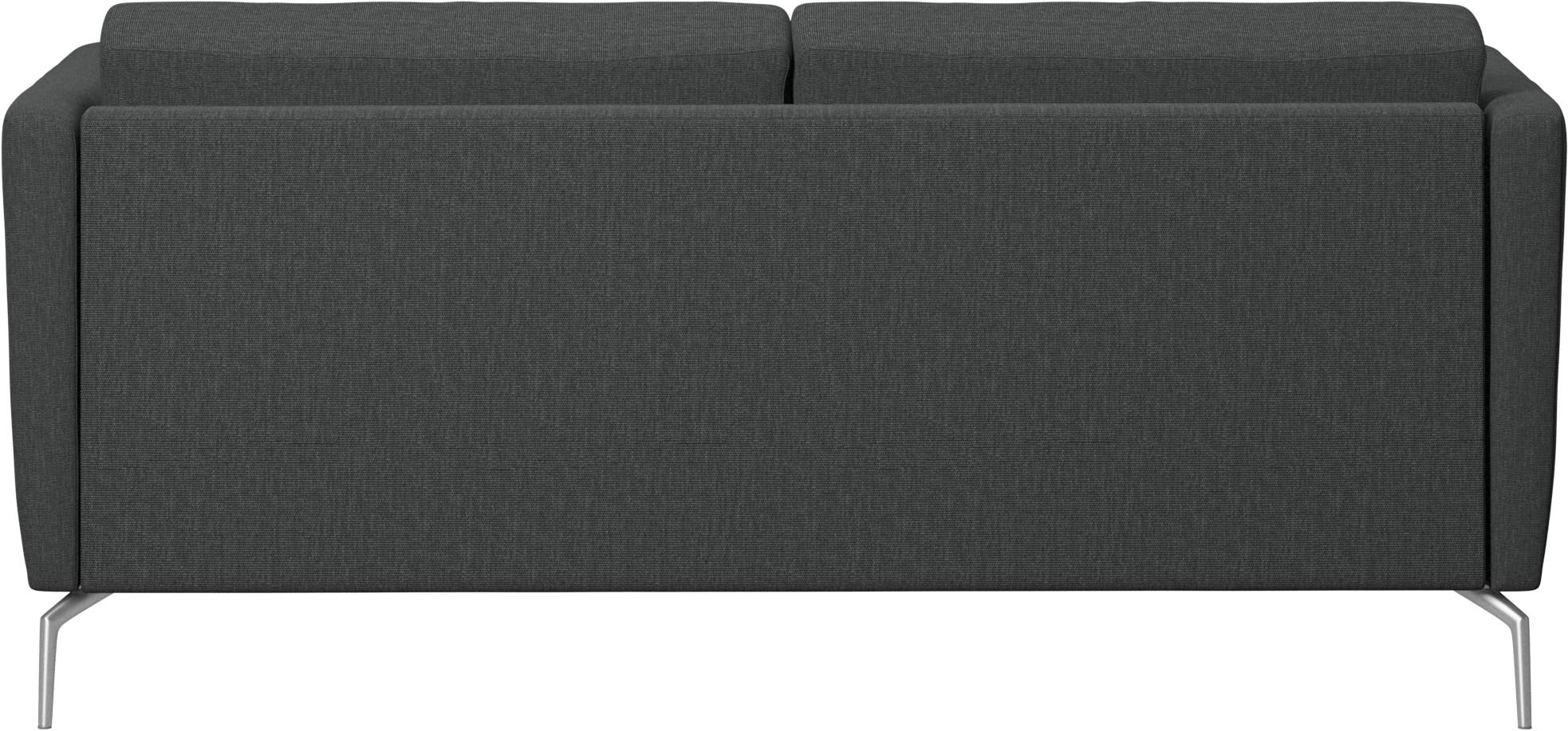 Sofá Osaka de 2 plazas tela Nani BoConcept - Gris oscuro Gris oscuro-3