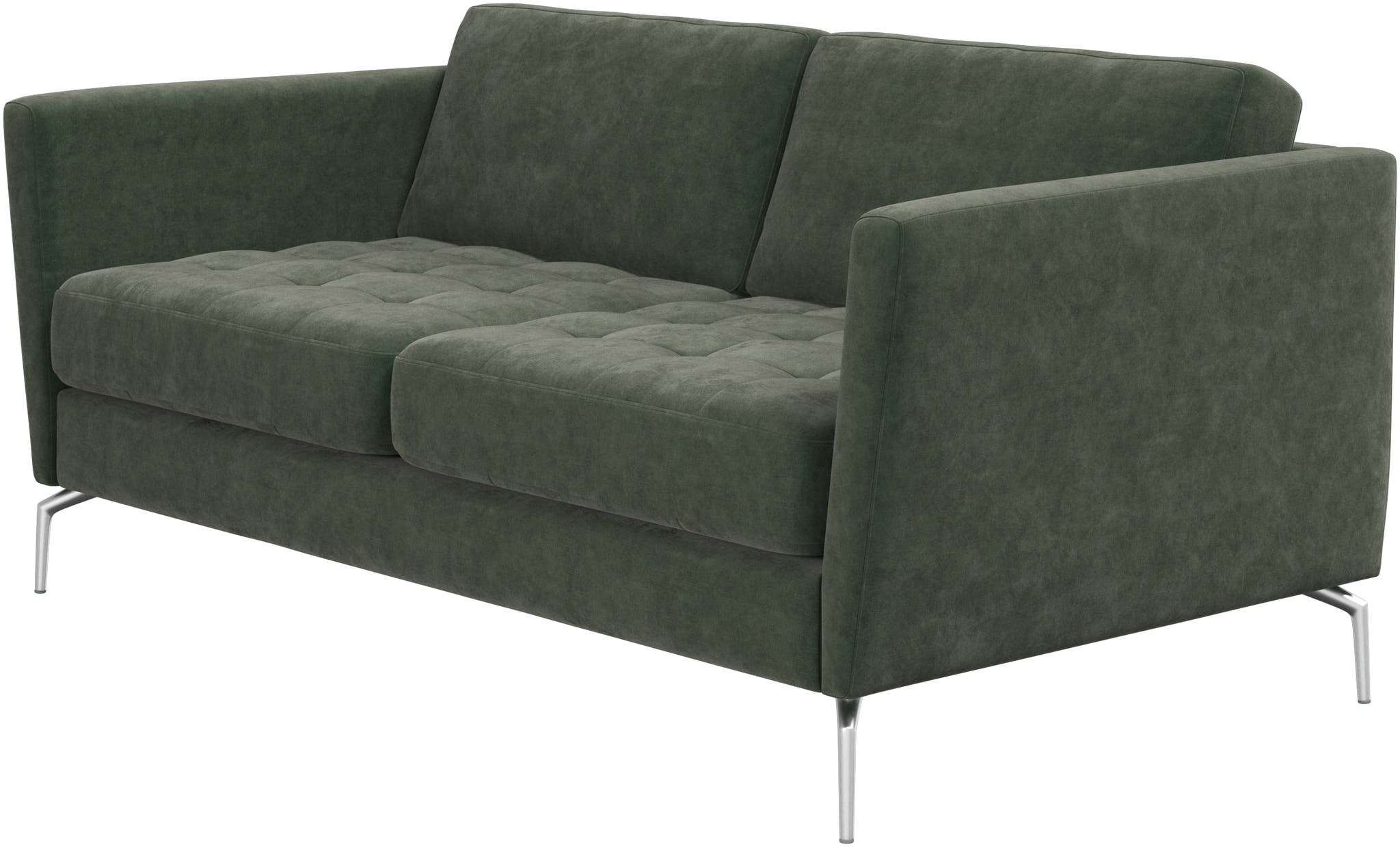 Sofá Osaka de 2 plazas tela Ravello BoConcept - Verde ceniza Verde ceniza-2