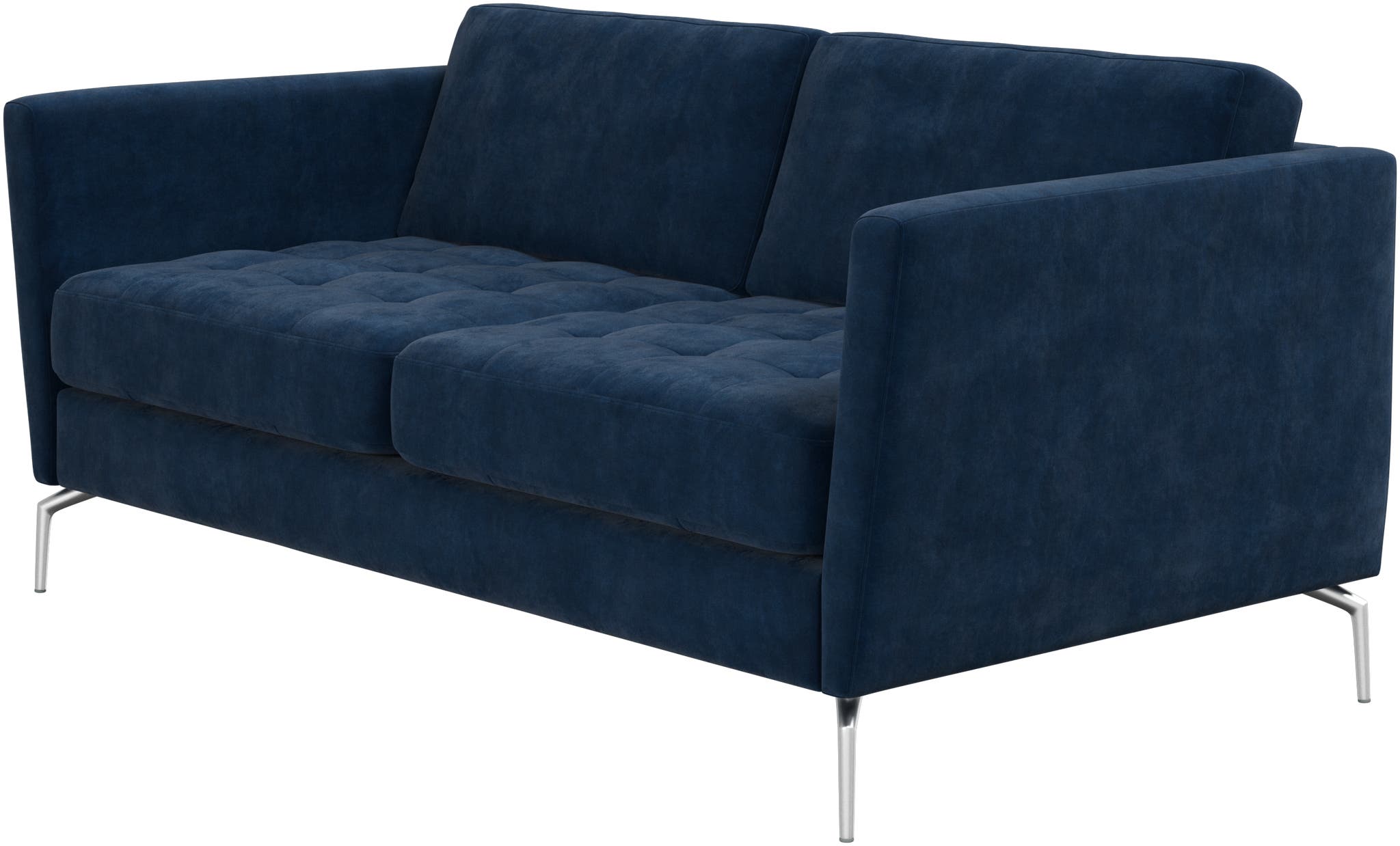 Sofá Osaka de 2 plazas tela Ravello BoConcept - Azul oscuro Azul oscuro-2