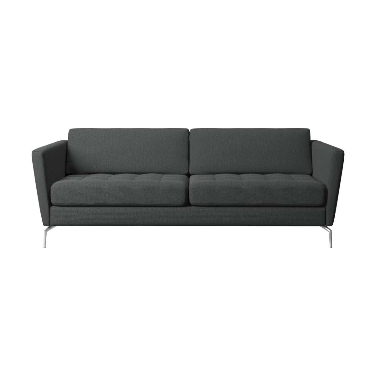 Imagen 0 de Sofá Osaka de 2,5 plazas tela Nani BoConcept Gris oscuro