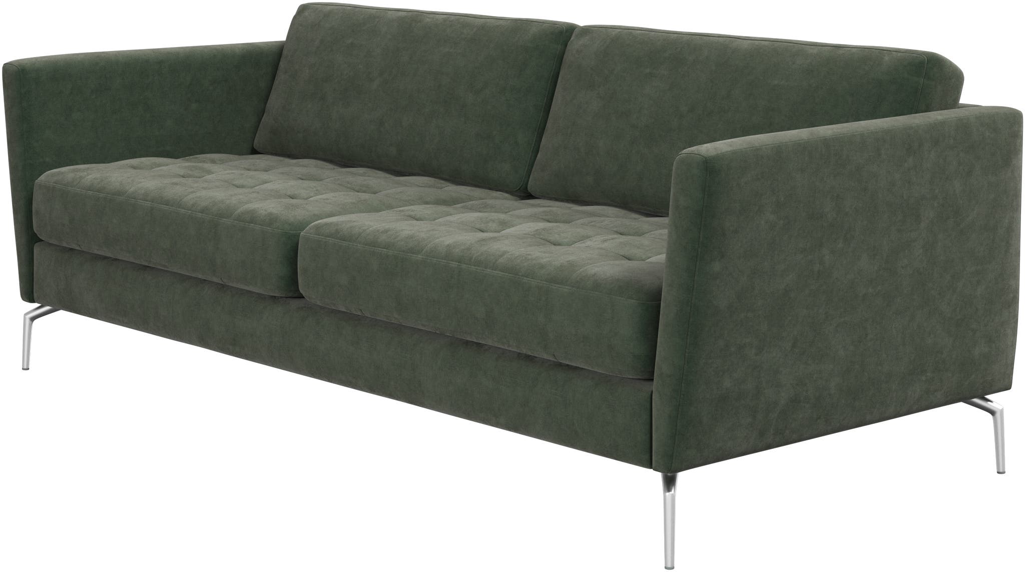 Imagen 2 de Sofá Osaka de 2,5 plazas tela Ravello BoConcept - Verde ceniza Verde ceniza