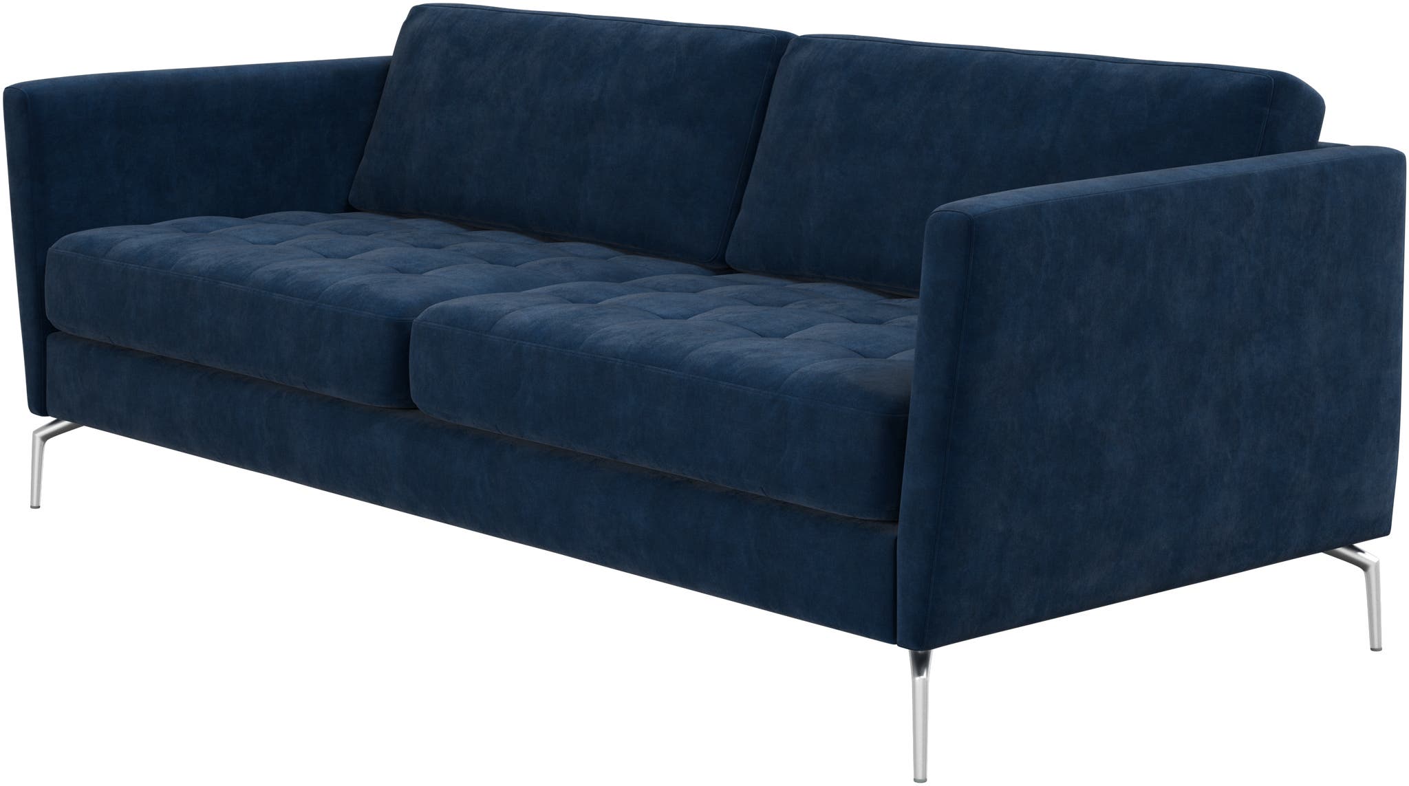 Imagen 2 de Sofá Osaka de 2,5 plazas tela Ravello BoConcept - Azul oscuro Azul oscuro