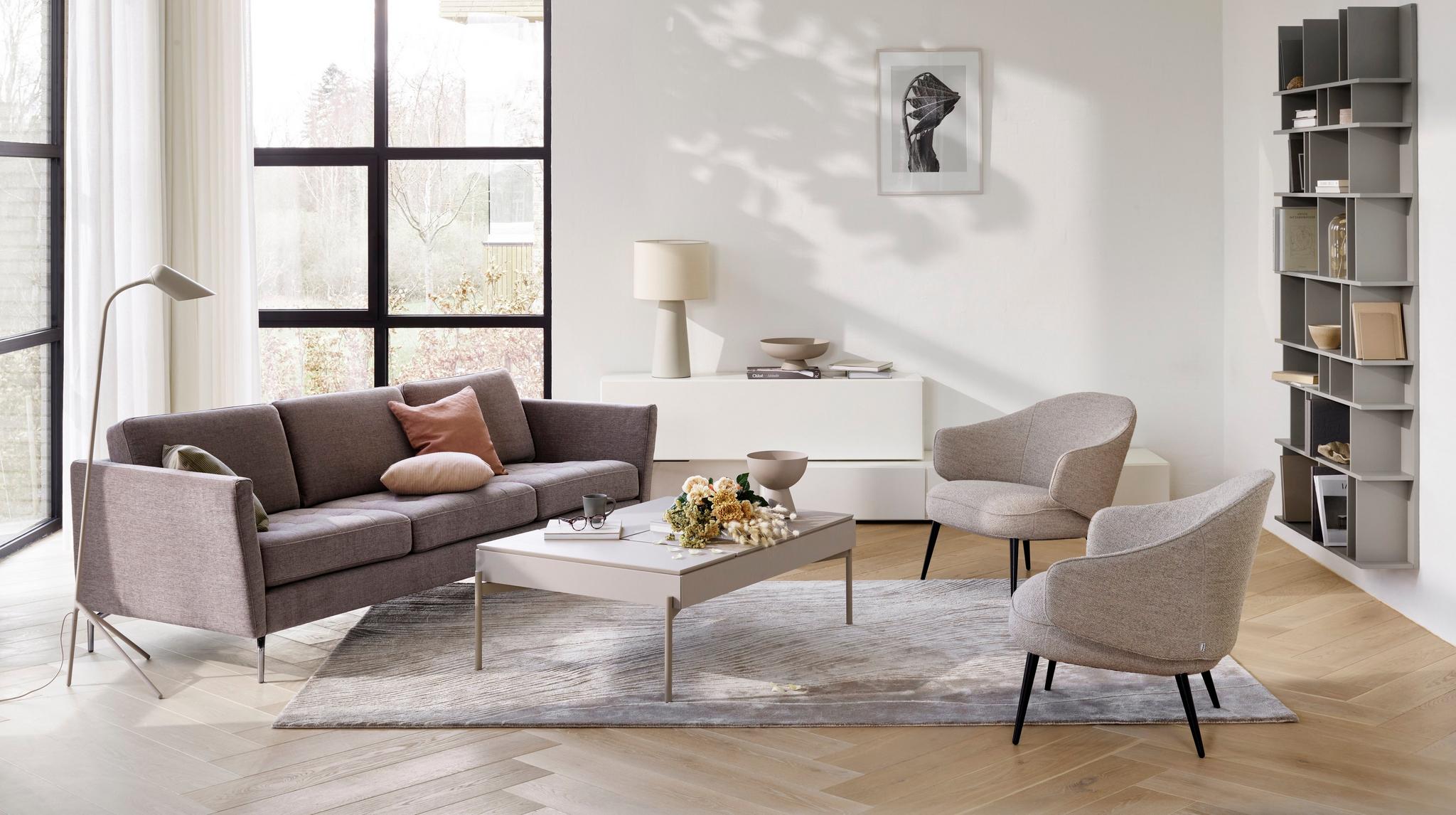 Sofá Osaka de 3 plazas Nani BoConcept - Gris oscuro Gris oscuro-5