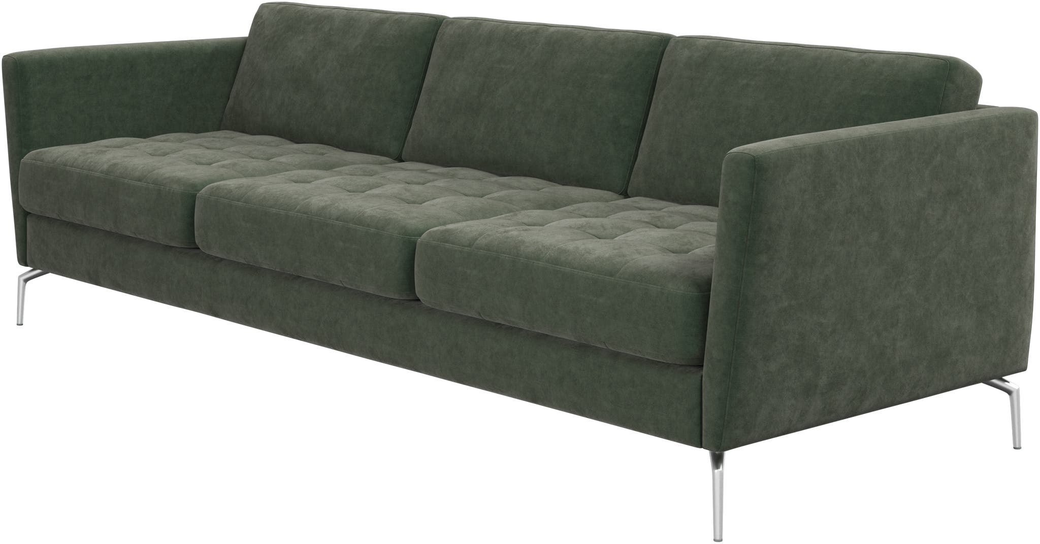 Sofá Osaka de 3 plazas Ravello BoConcept - Verde ceniza Verde ceniza-2