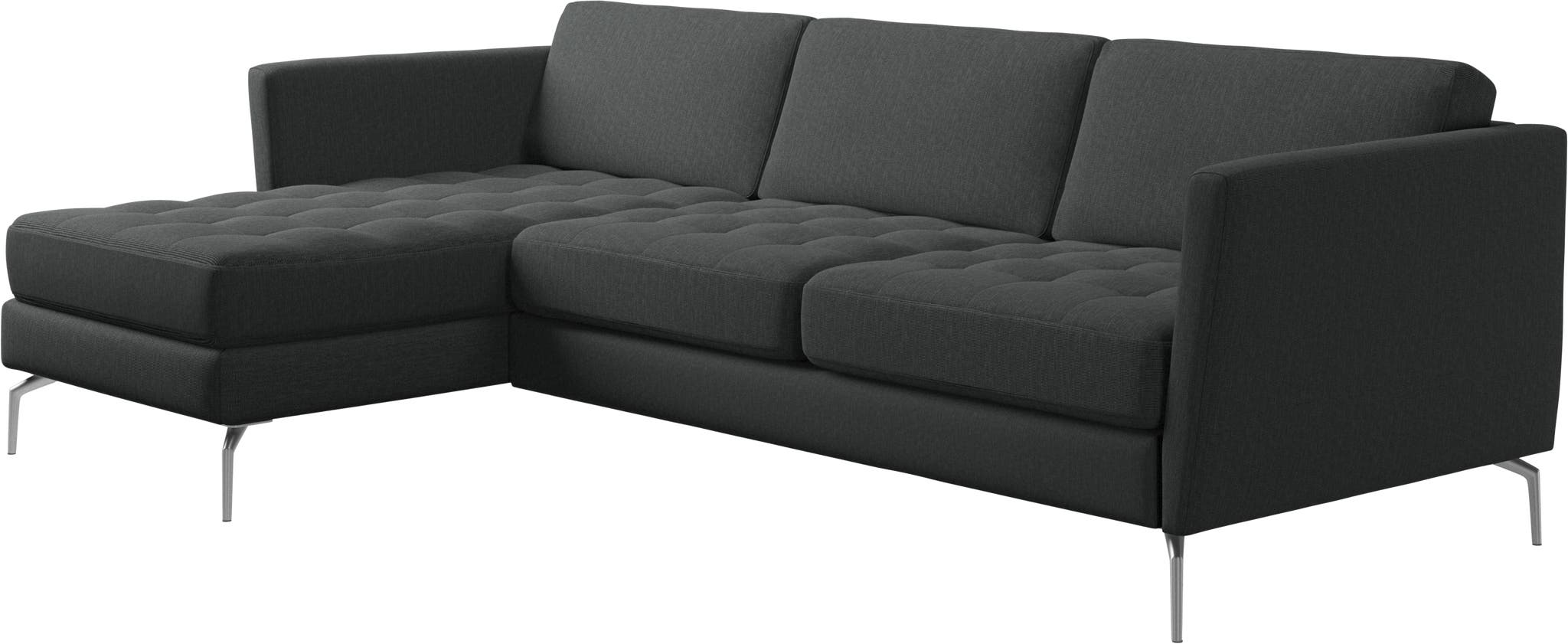 Imagen 2 de Sofá Osaka con chaiselongue izquierda Nani BoConcept - Gris oscuro Gris oscuro