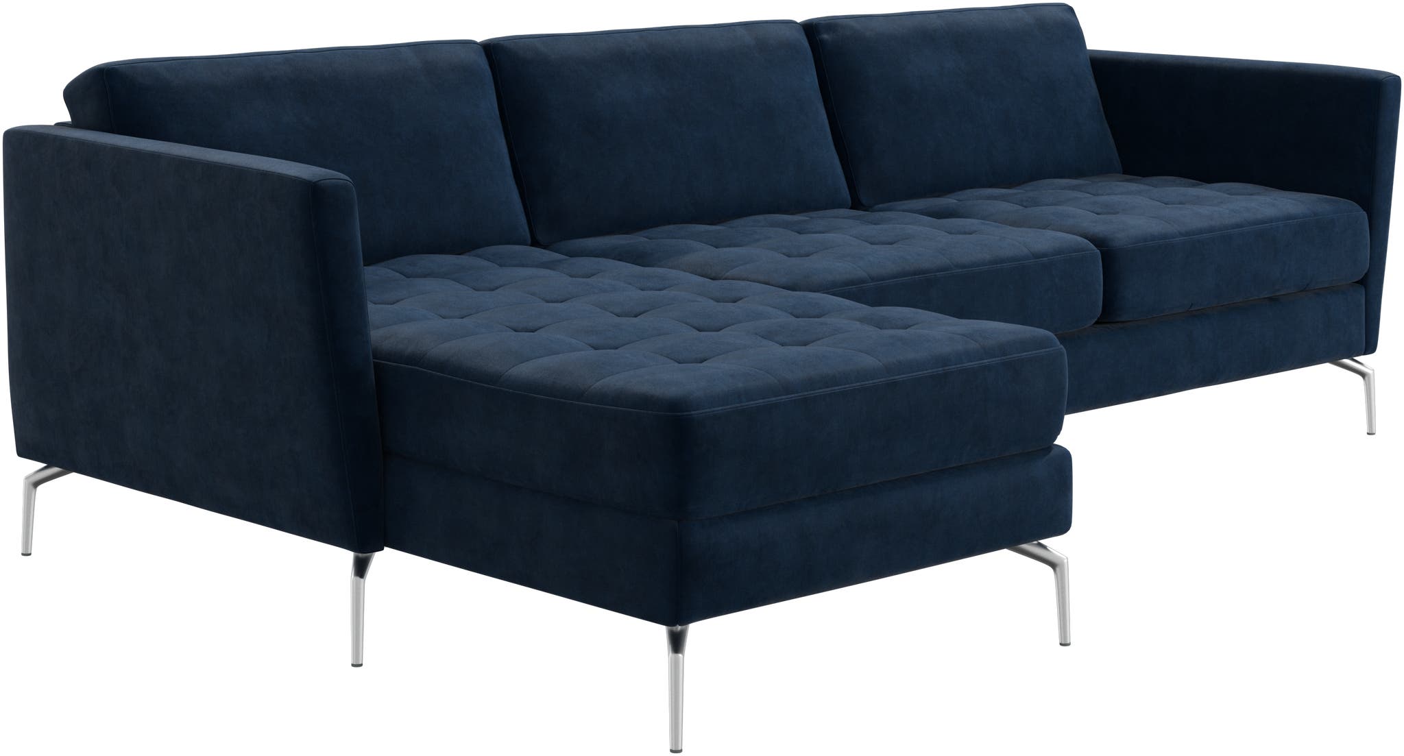 Imagen 3 de Sofá Osaka con chaiselongue izquierda Ravello BoConcept - Azul oscuro Azul oscuro