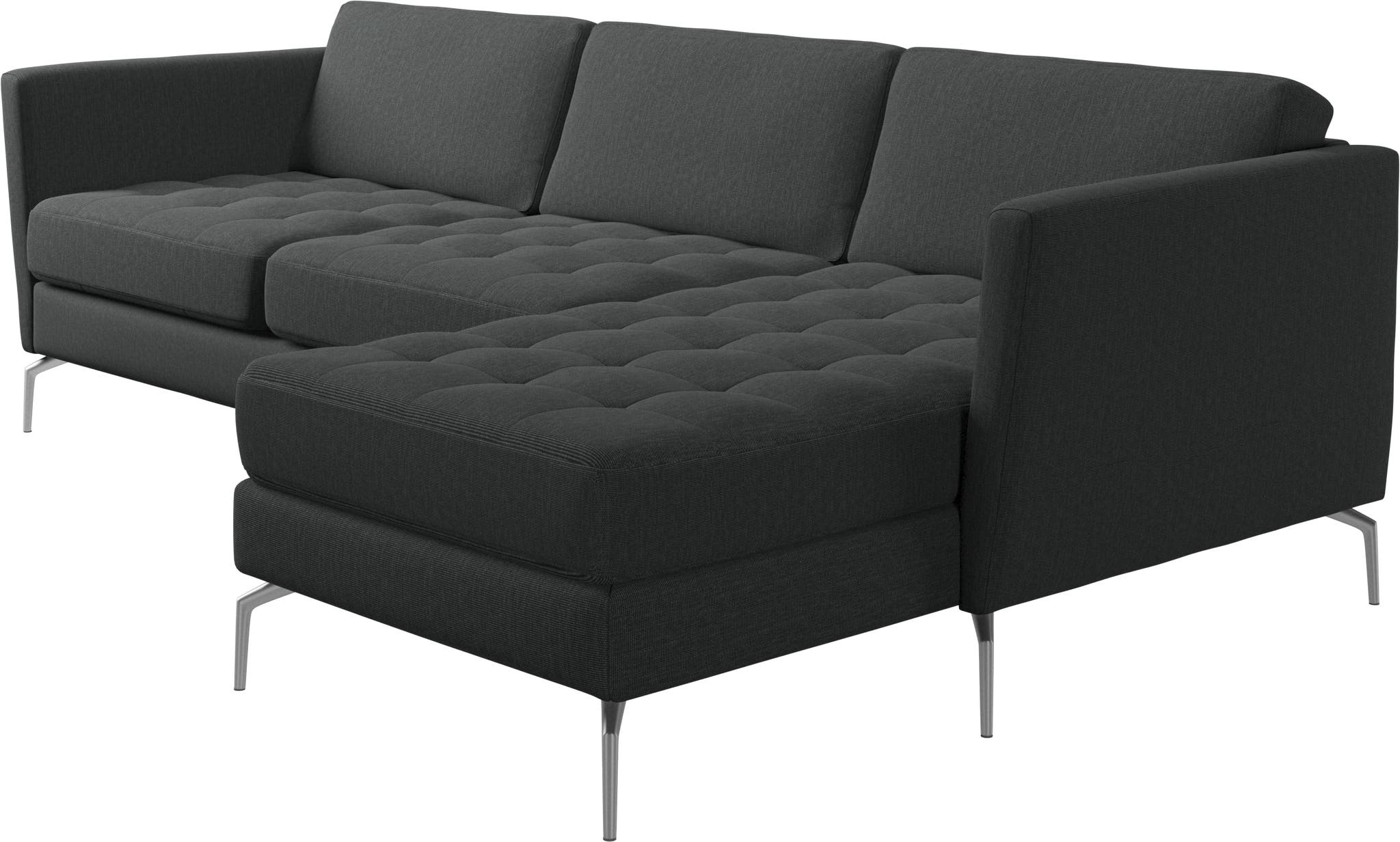 Imagen 2 de Sofá Osaka con chaiselongue derecha Nani BoConcept - Gris oscuro Gris oscuro