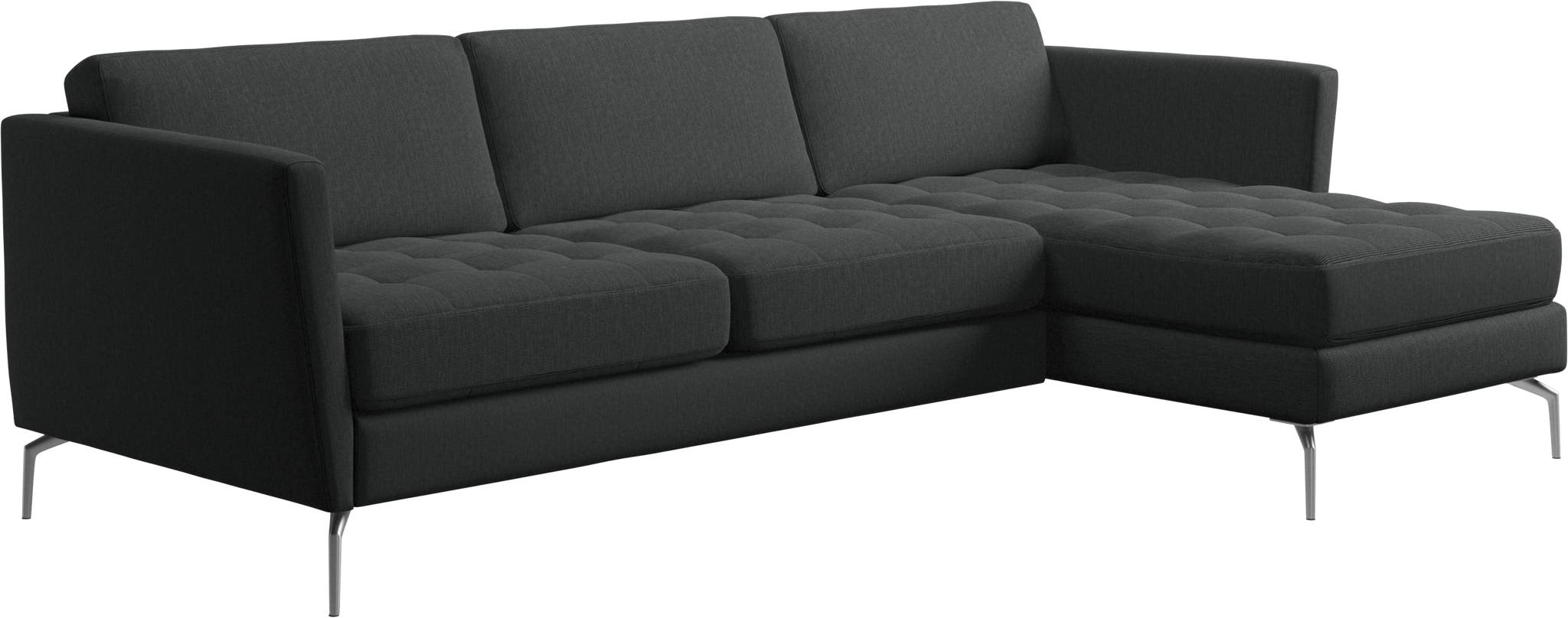 Imagen 3 de Sofá Osaka con chaiselongue derecha Nani BoConcept - Gris oscuro Gris oscuro