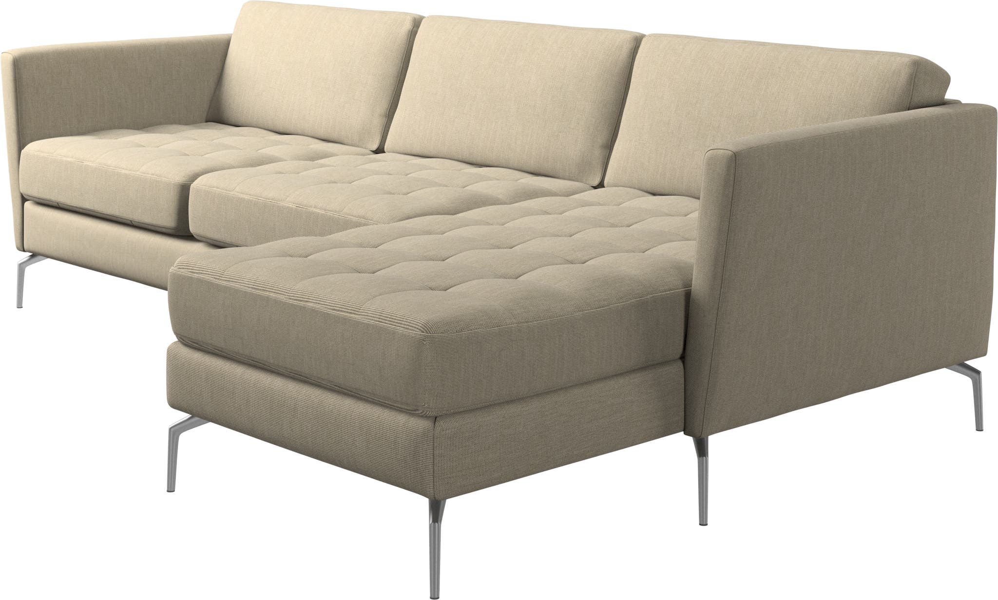 Imagen 2 de Sofá Osaka con chaiselongue derecha Nani BoConcept - Beige Beige