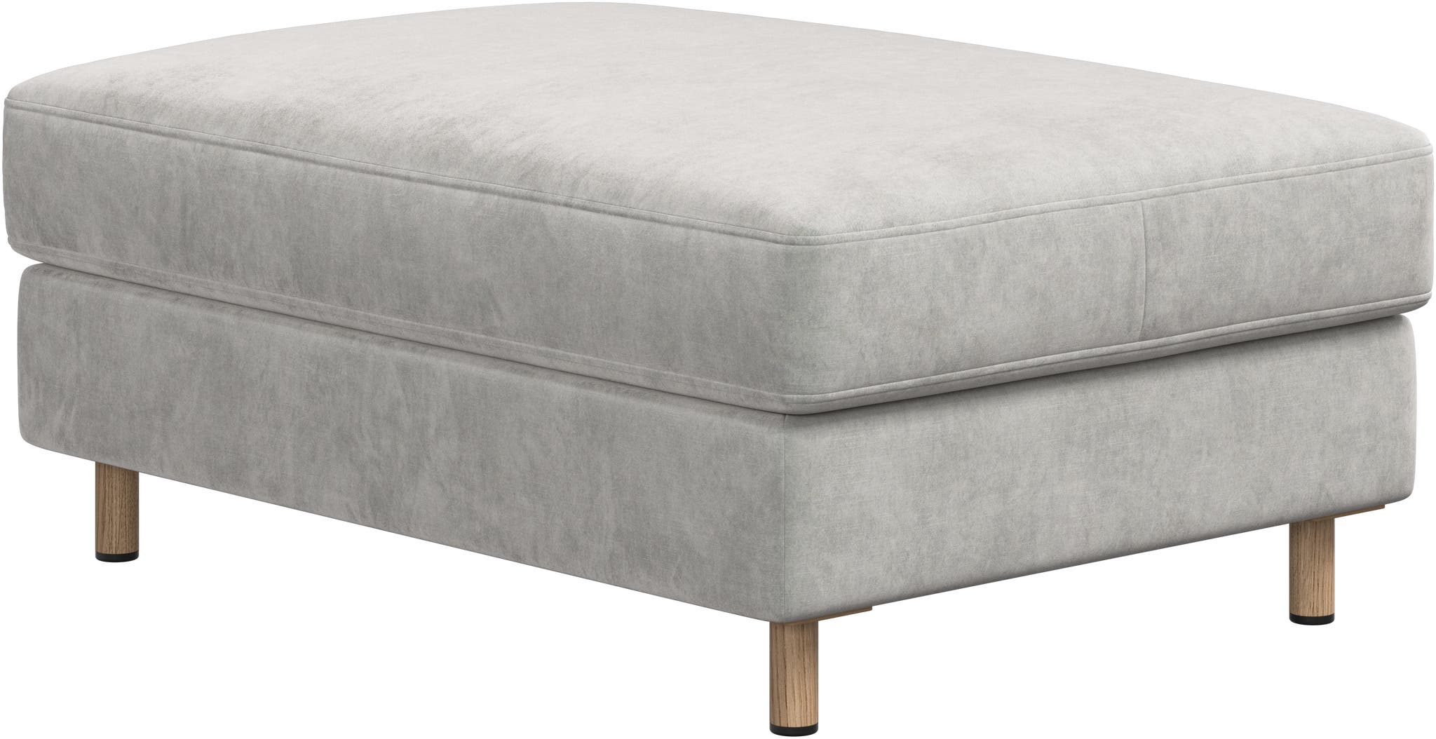 Imagen 2 de Puf individual tela Ravello BoConcept - Gris claro Gris claro
