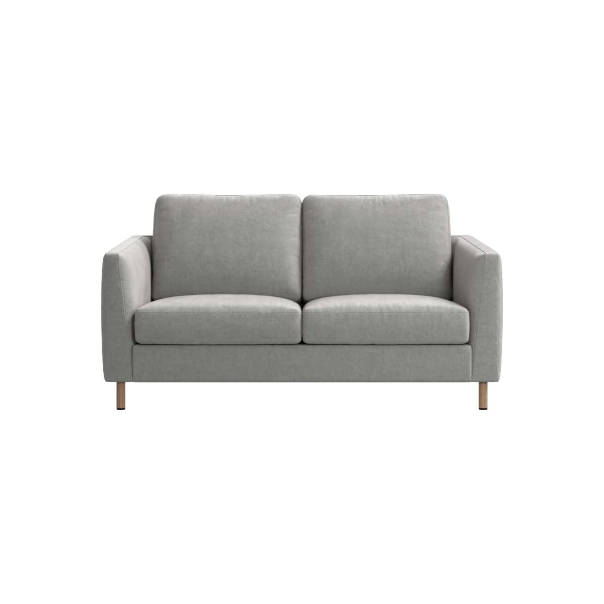 Sofá individual de 2 plazas tela Ravello BoConcept - Gris claro Gris claro-1