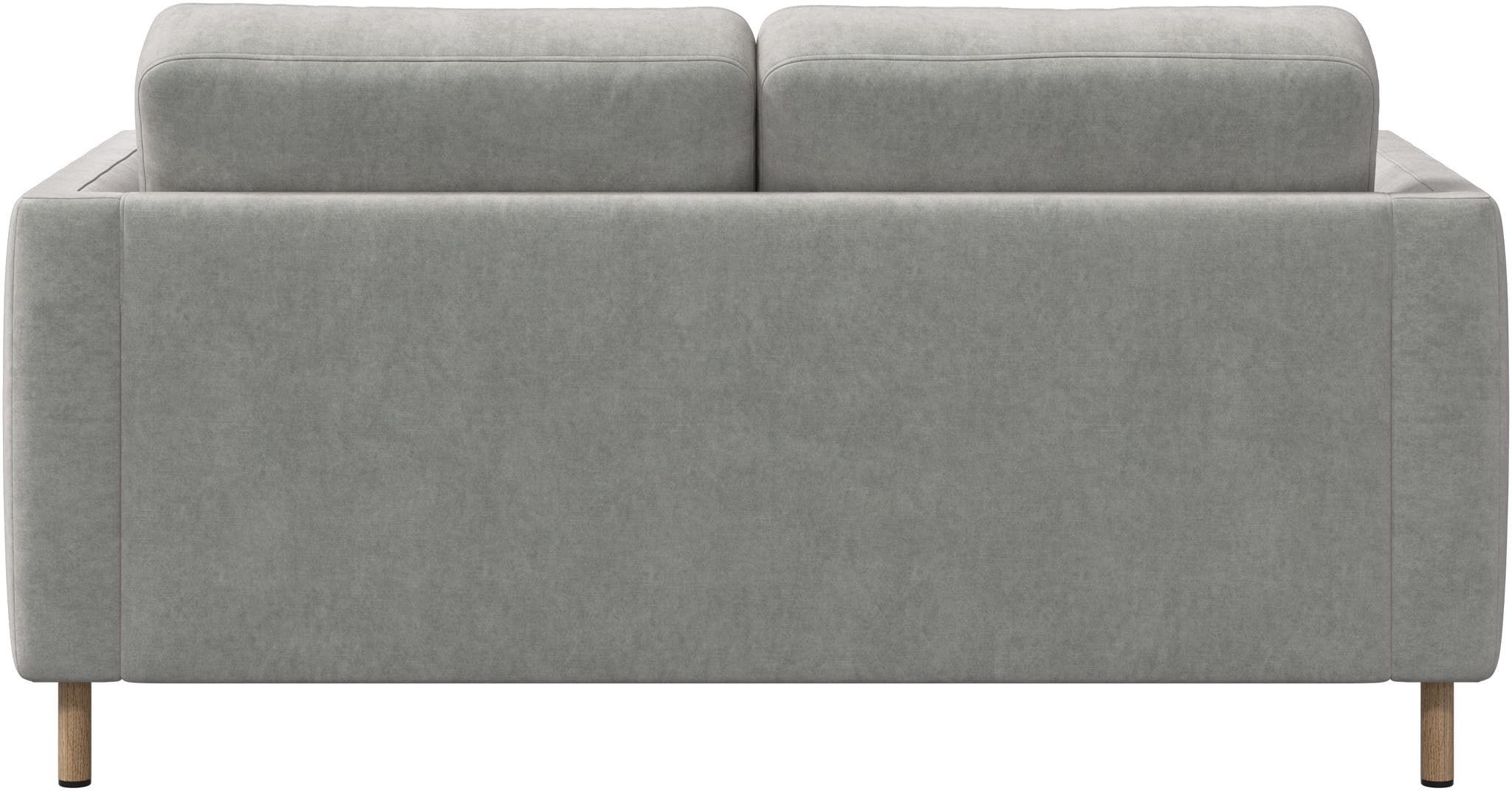Sofá individual de 2 plazas tela Ravello BoConcept - Gris claro Gris claro-3