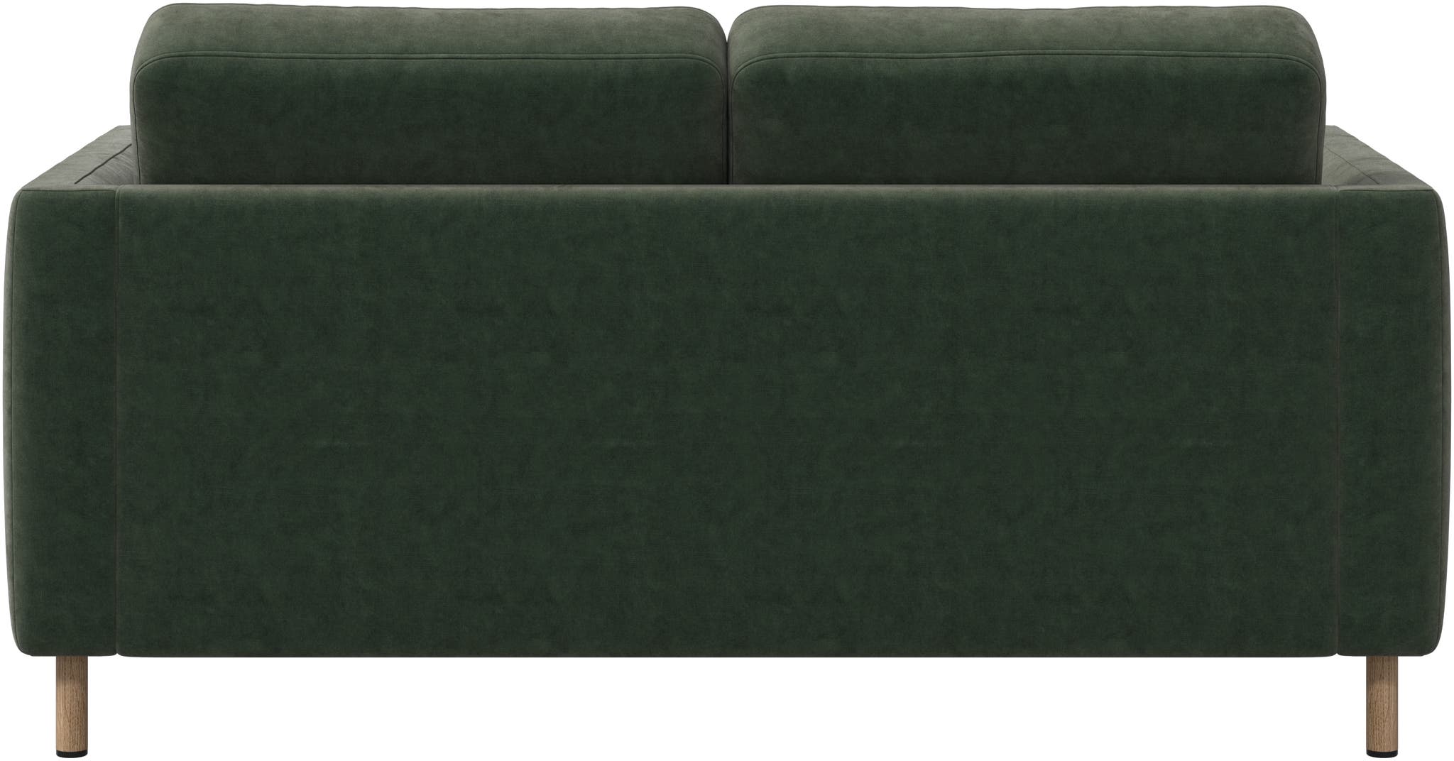 Sofá individual de 2 plazas tela Ravello BoConcept - Verde ceniza Verde ceniza-3