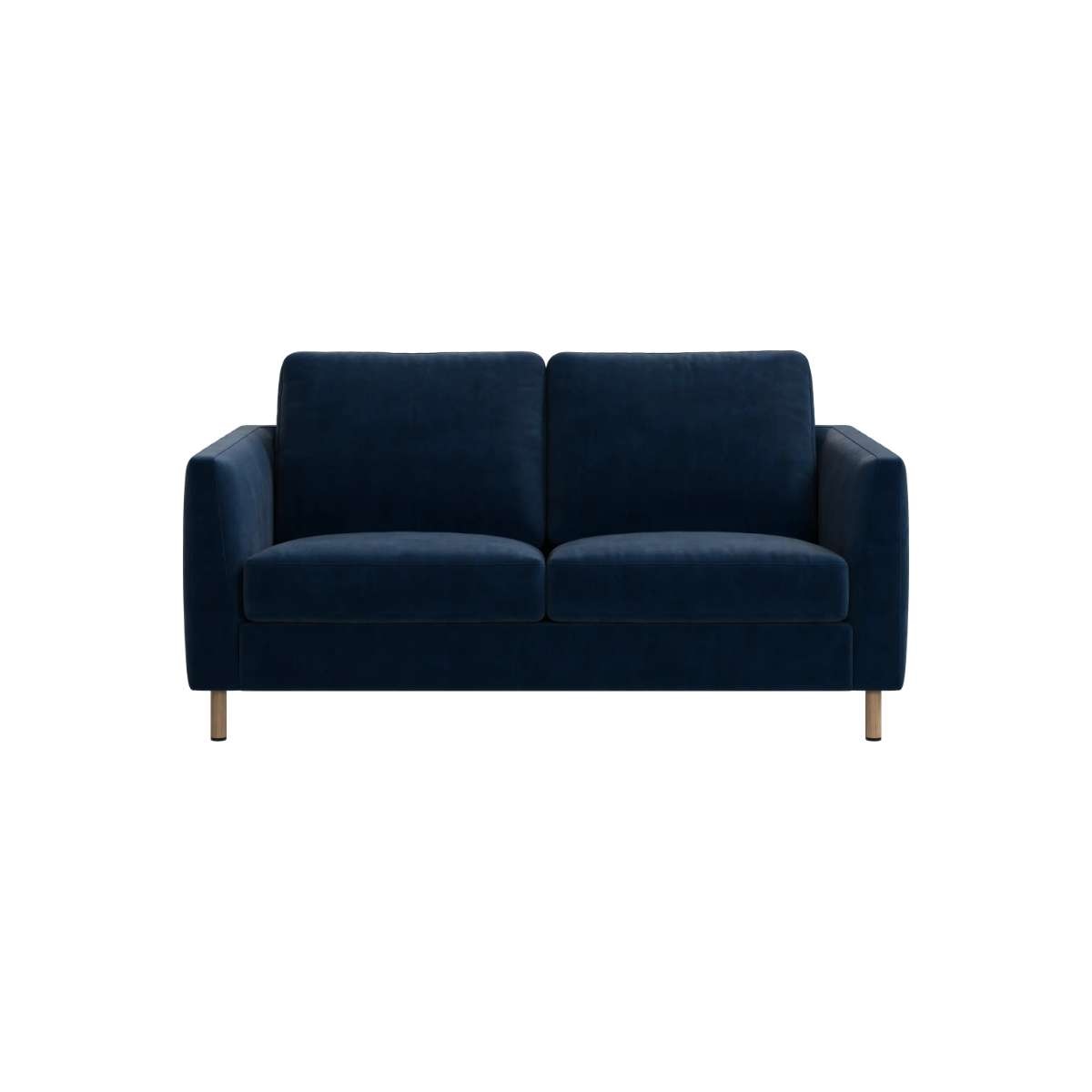 Sofá individual de 2 plazas tela Ravello BoConcept - Azul oscuro Azul oscuro-1