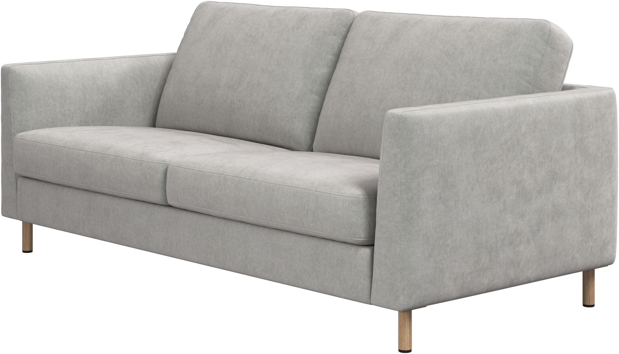 Imagen 2 de Sofá individual de 2,5 plazas tela Ravello BoConcept - Gris claro Gris claro