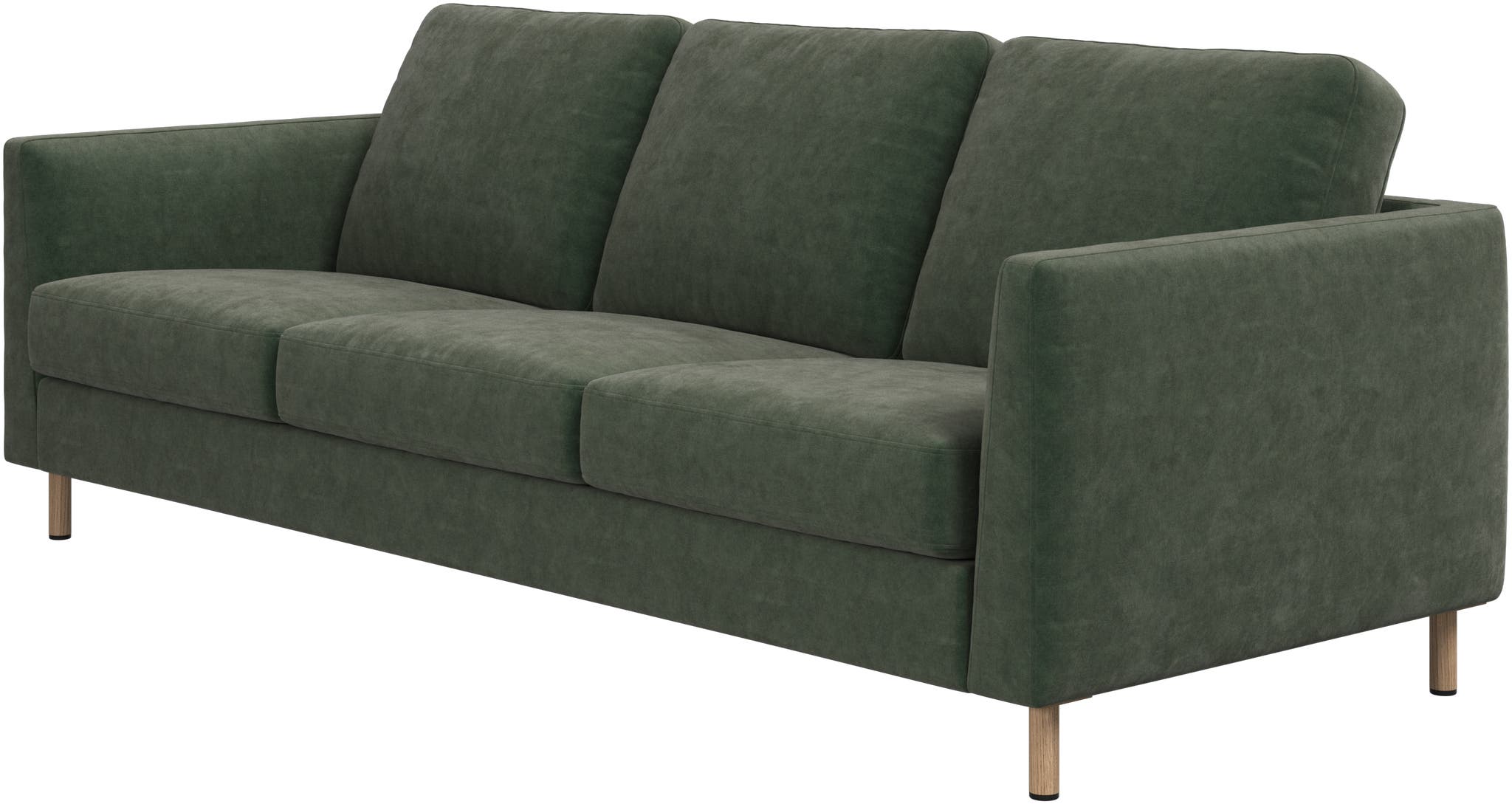 Sofá individual de 3 plazas Ravello BoConcept - Verde ceniza Verde ceniza-2