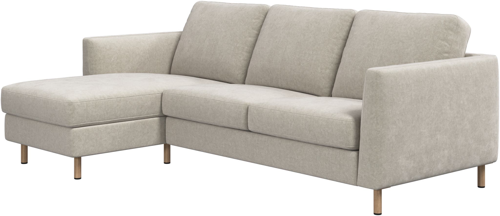 Imagen 2 de Sofá individual con chaiselongue izquierda Ravello BoConcept - Beige Beige