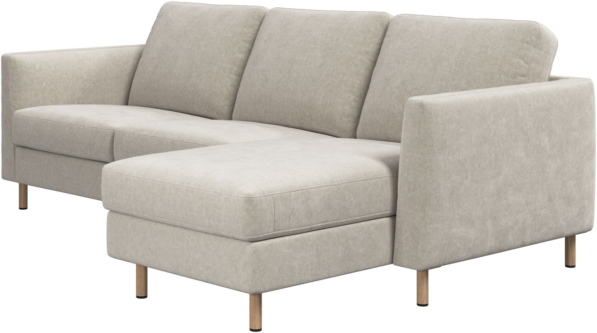 Sofá individual con chaiselongue derecha Ravello BoConcept - Beige Beige-2