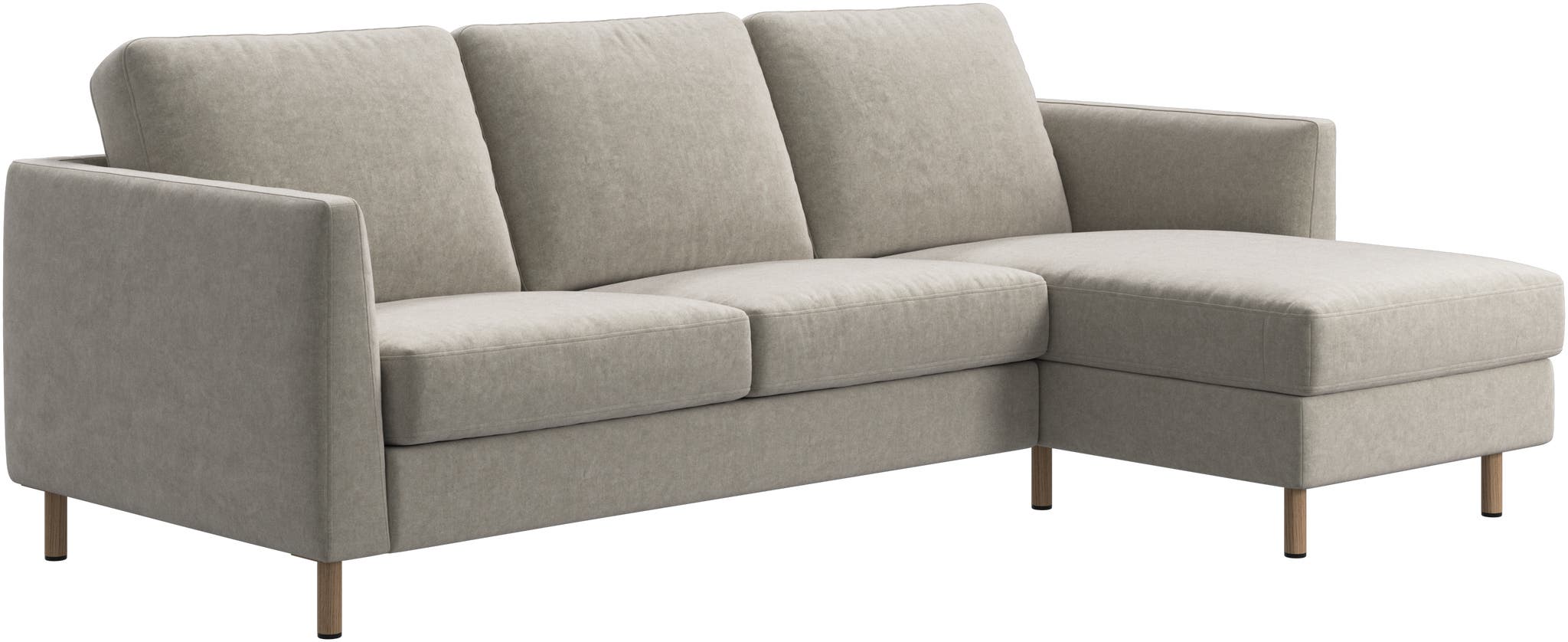 Sofá individual con chaiselongue derecha Ravello BoConcept - Beige Beige-3
