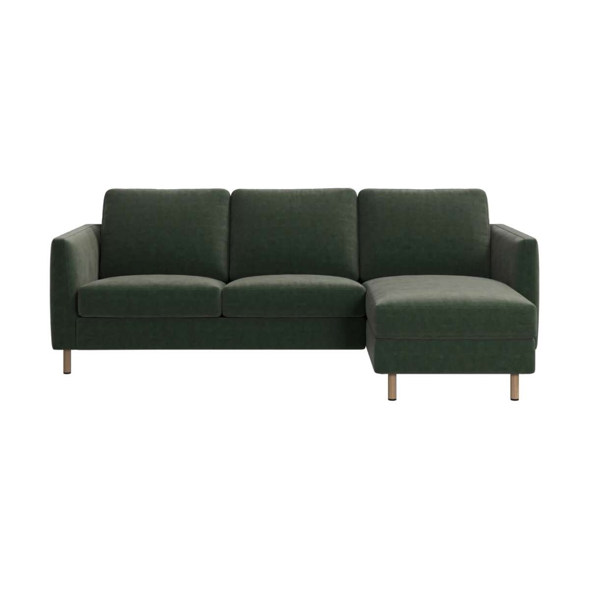 Sofá individual con chaiselongue derecha Ravello BoConcept - Verde ceniza Verde ceniza-1