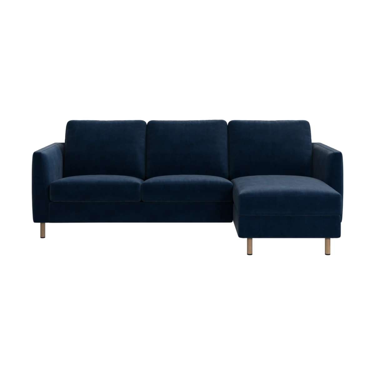 Sofá individual con chaiselongue derecha Ravello BoConcept - Azul oscuro Azul oscuro-1
