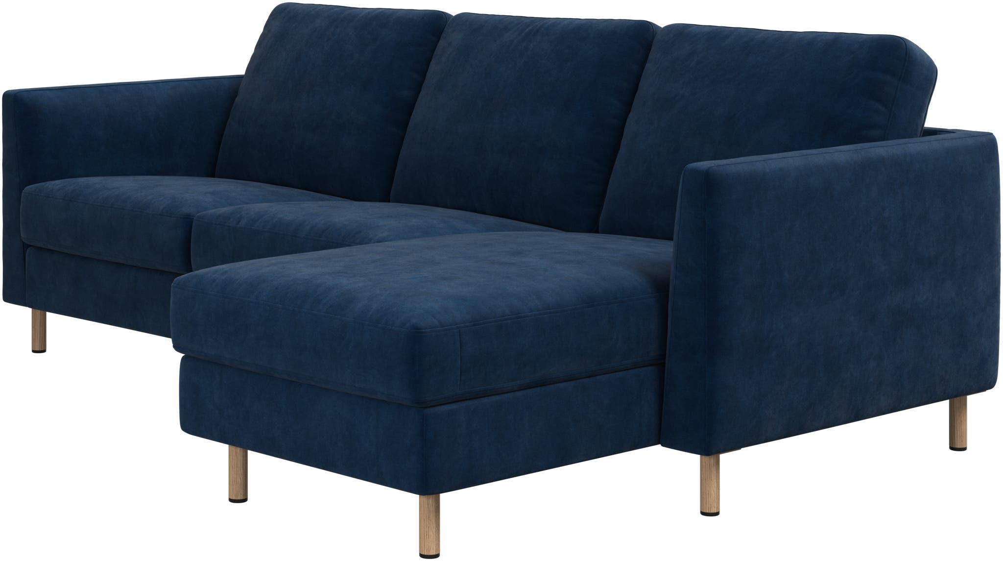 Sofá individual con chaiselongue derecha Ravello BoConcept - Azul oscuro Azul oscuro-2