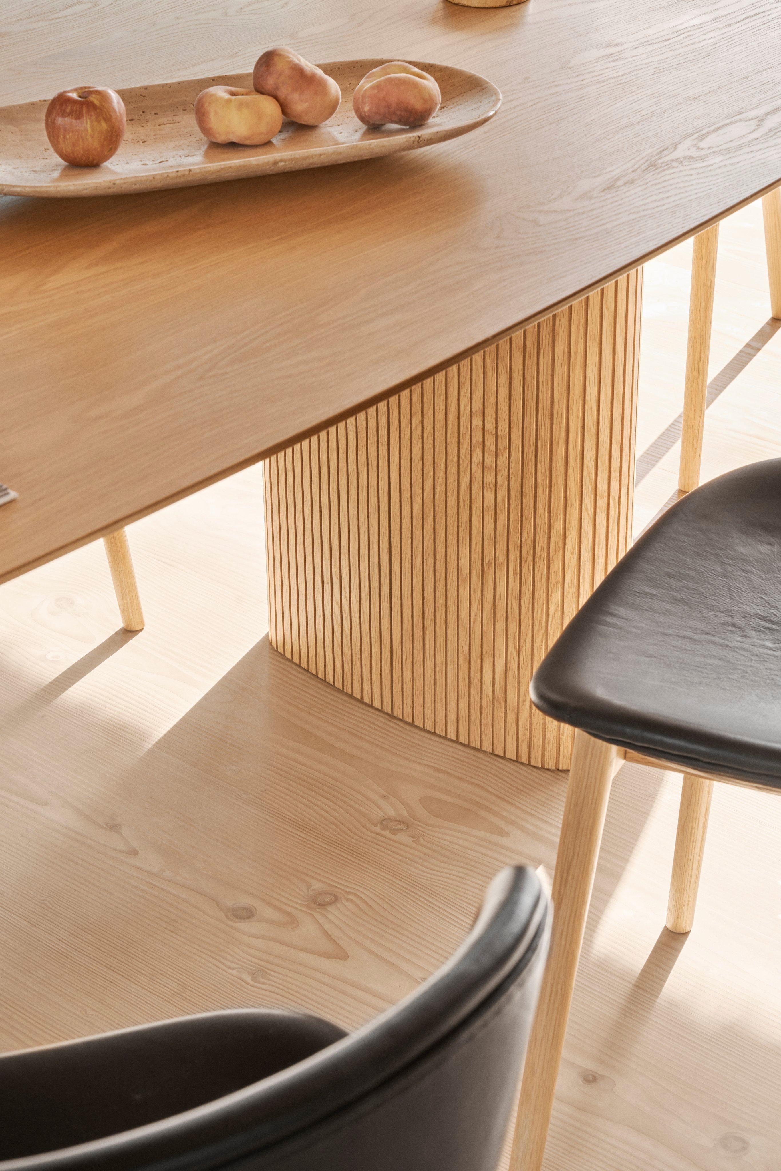 Mesa Santiago roble y cerámica BoConcept - Blanco 180 cm Blanco-4