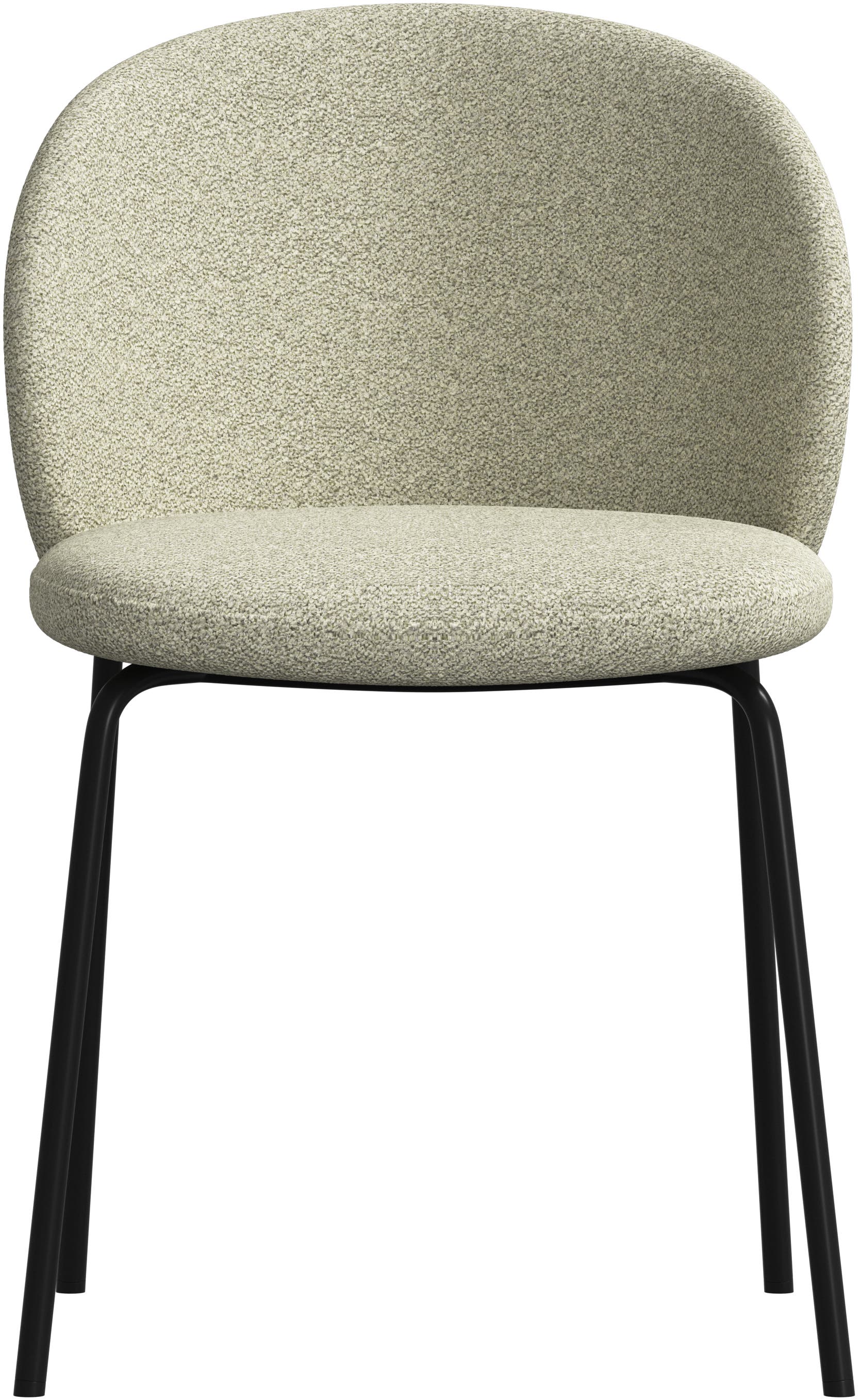 Imagen 3 de Pack de dos sillas Princeton negra tela Lazio BoConcept - Verde claro Verde claro
