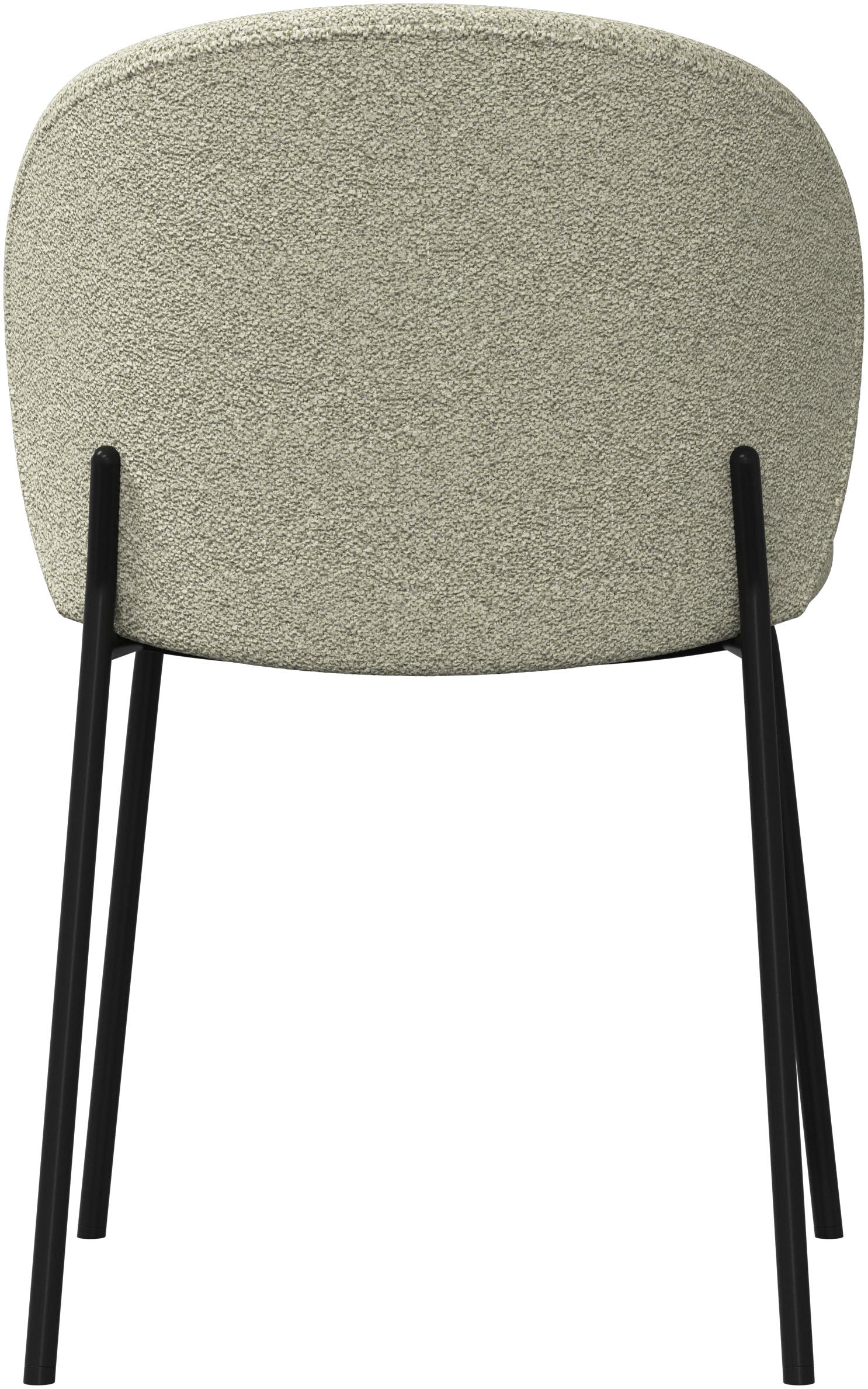 Imagen 4 de Pack de dos sillas Princeton negra tela Lazio BoConcept - Verde claro Verde claro