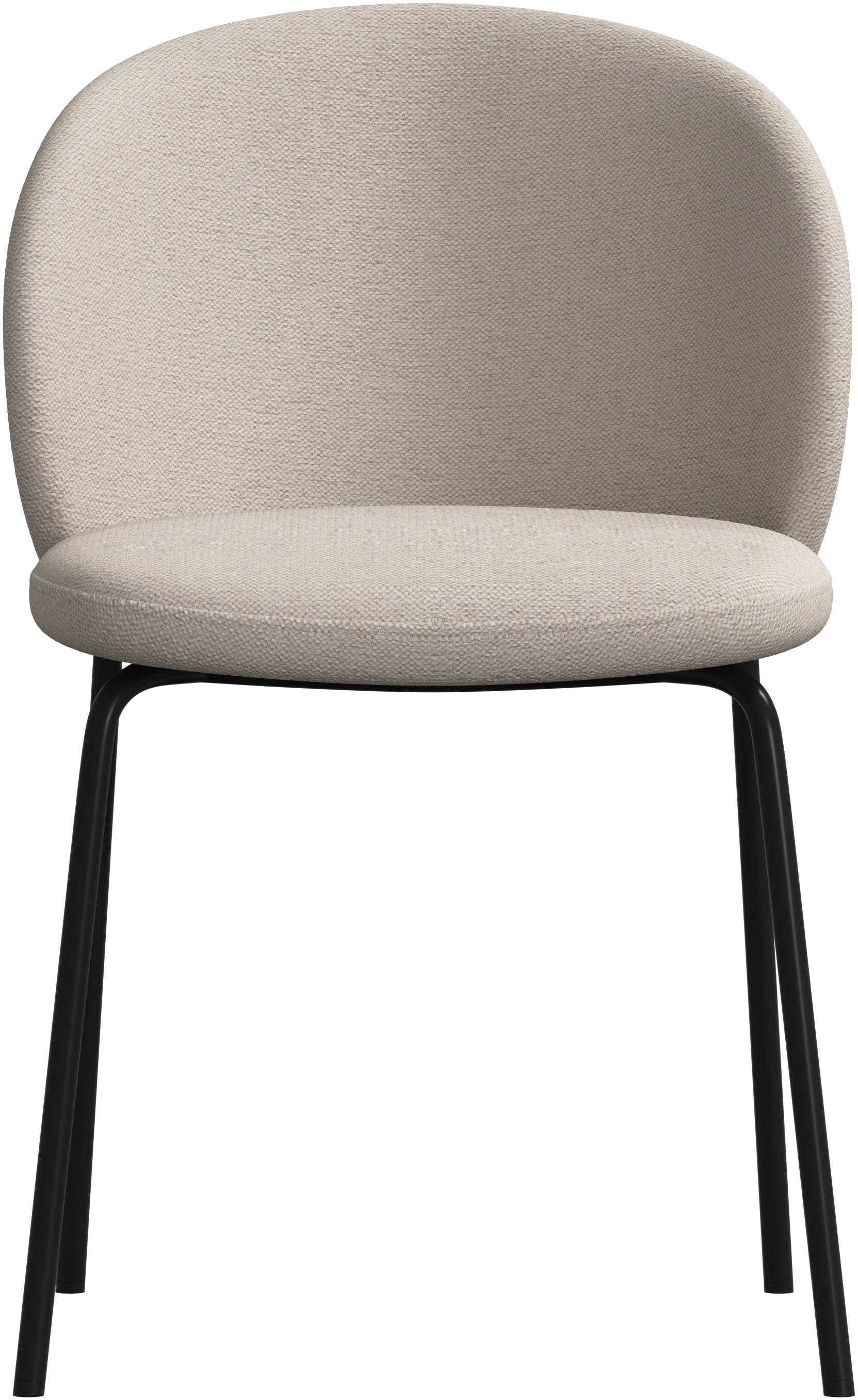 Imagen 3 de Pack de dos sillas Princeton negra tela Bristol BoConcept - Beige Beige