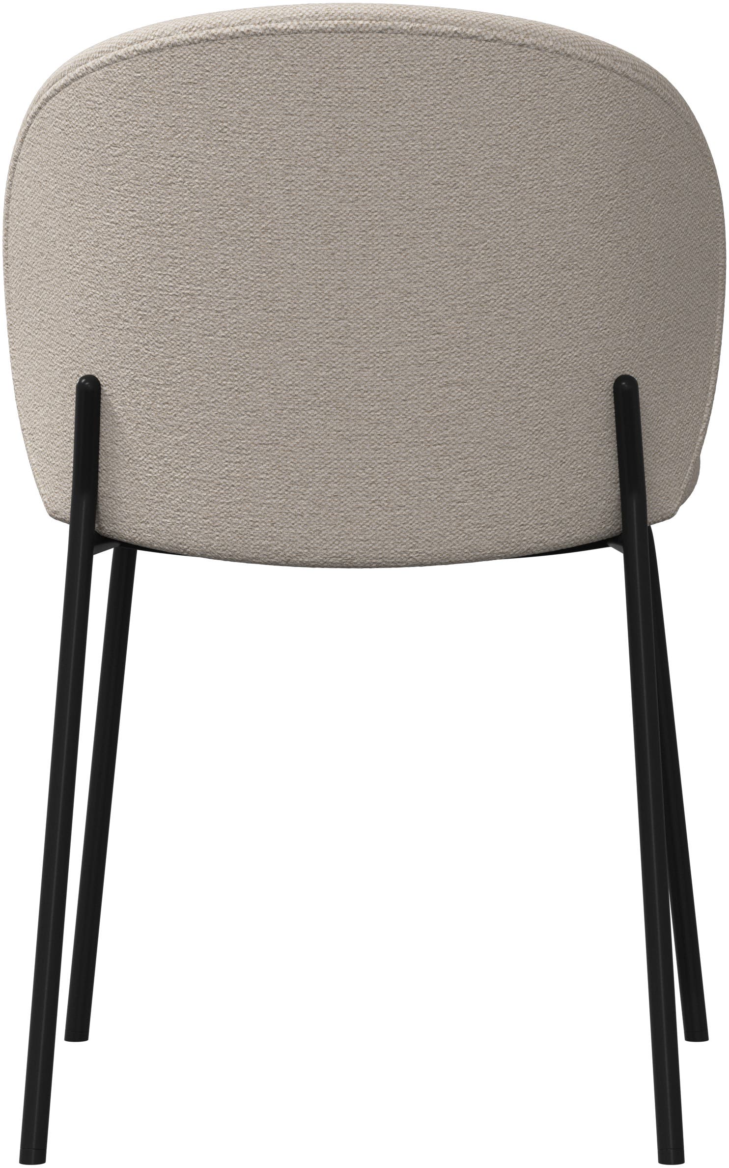 Imagen 4 de Pack de dos sillas Princeton negra tela Bristol BoConcept - Beige Beige