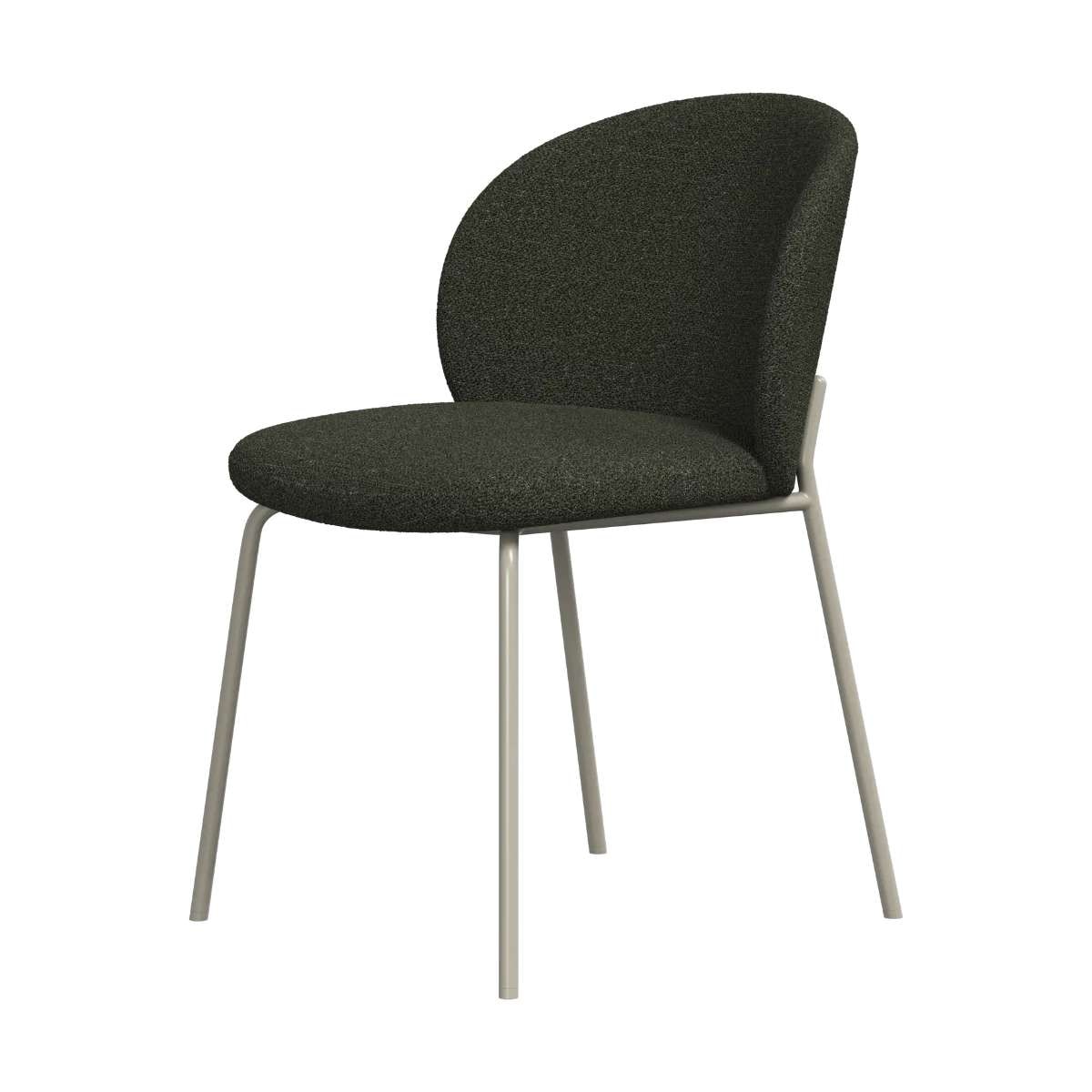 Imagen 1 de Pack de dos sillas Princeton gris ceniza tela Lazio BoConcept - Verde oscuro Verde oscuro