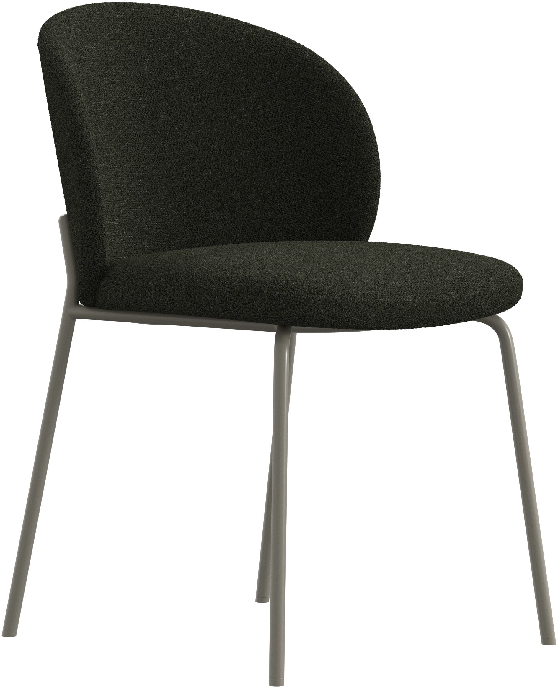 Imagen 2 de Pack de dos sillas Princeton gris ceniza tela Lazio BoConcept - Verde oscuro Verde oscuro