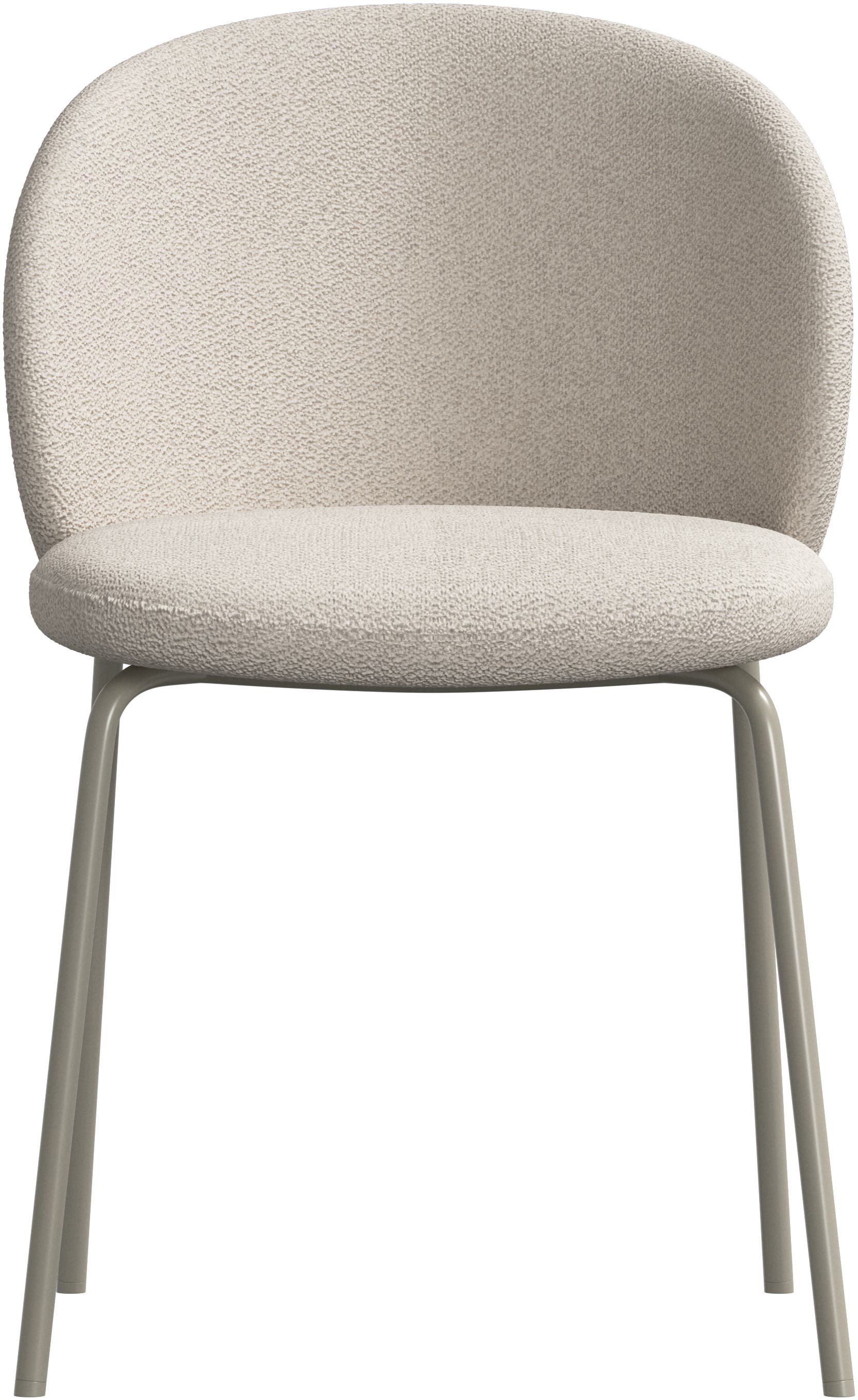 Imagen 3 de Pack de dos sillas Princeton gris ceniza tela Lazio BoConcept - Blanco Blanco