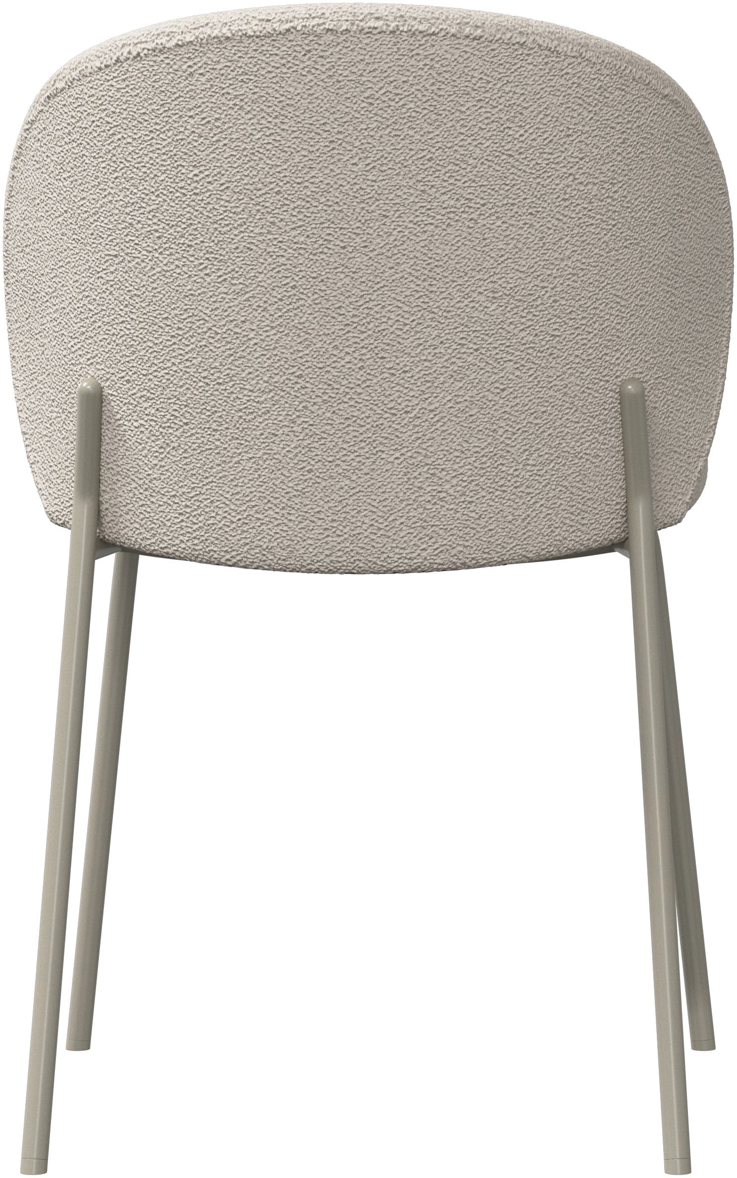Imagen 4 de Pack de dos sillas Princeton gris ceniza tela Lazio BoConcept - Blanco Blanco