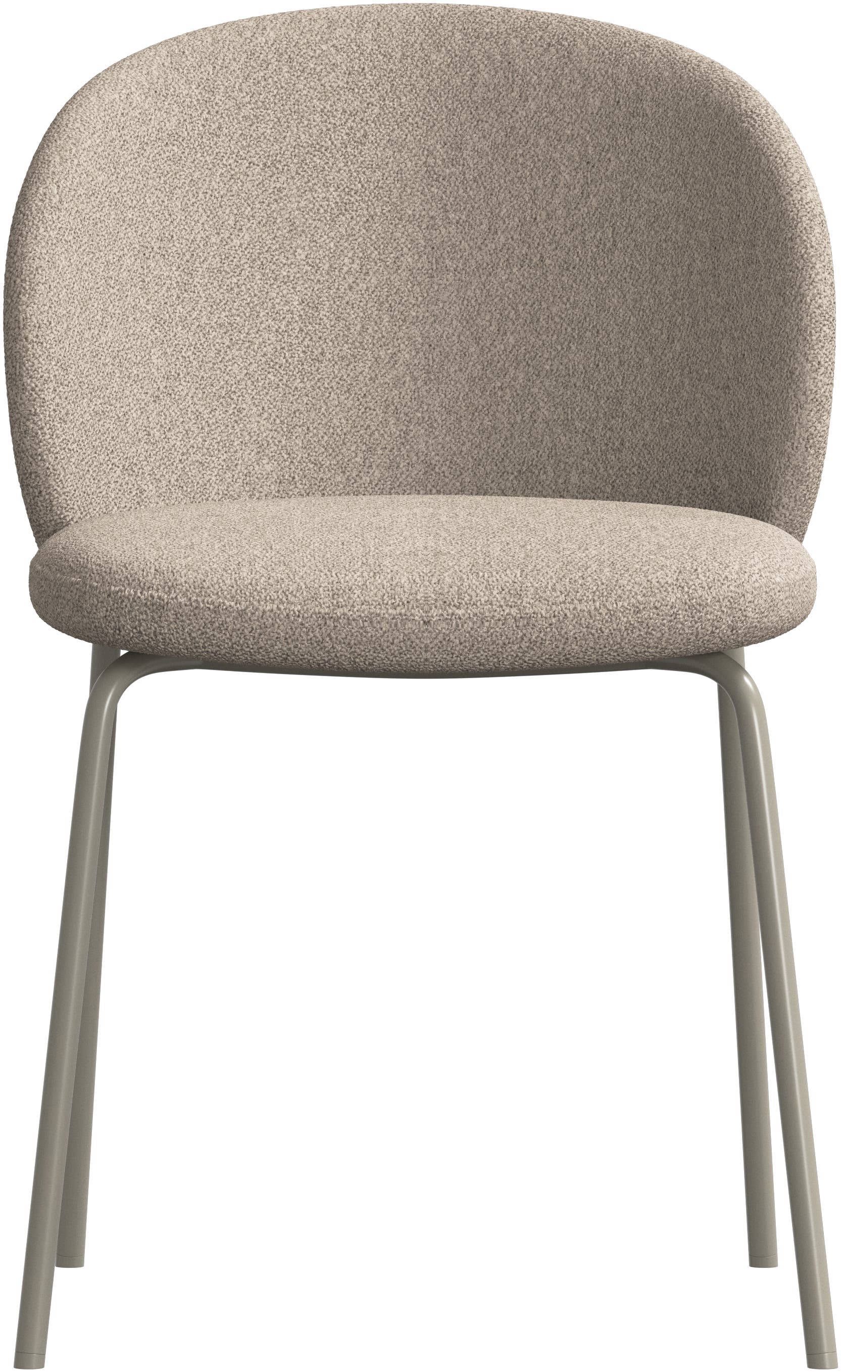 Imagen 3 de Pack de dos sillas Princeton gris ceniza tela Lazio BoConcept - Beige Beige