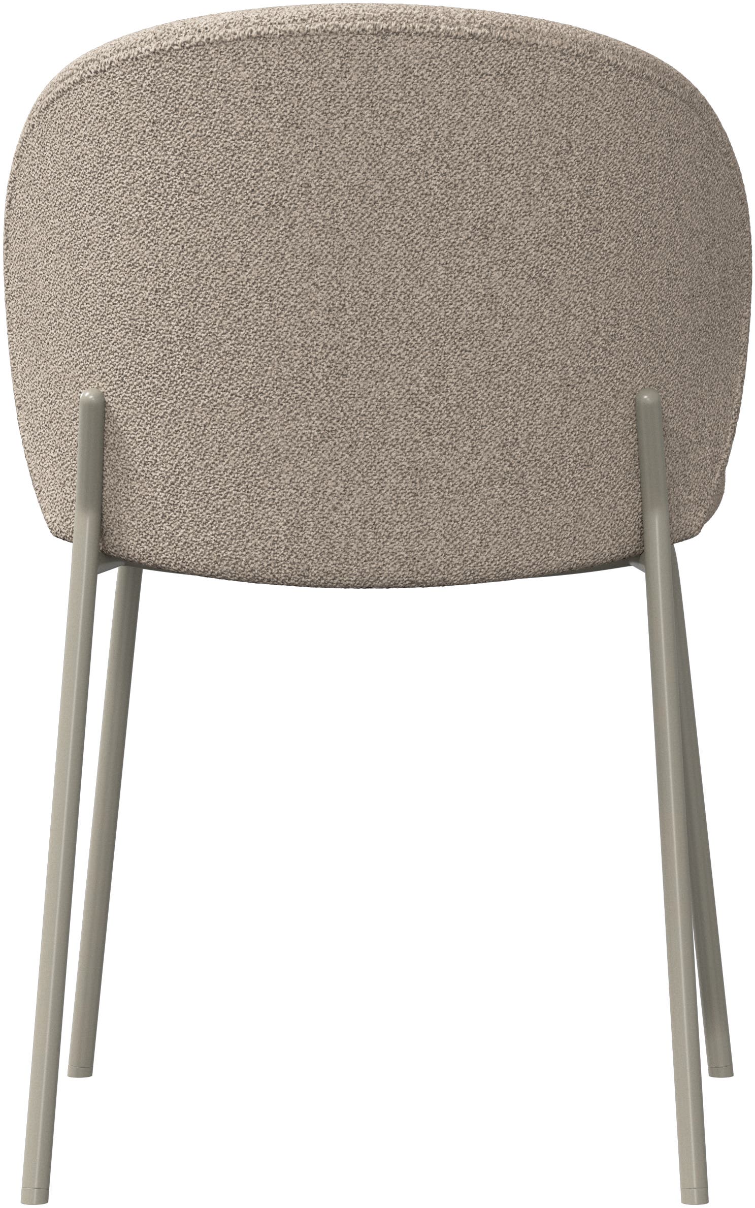 Imagen 4 de Pack de dos sillas Princeton gris ceniza tela Lazio BoConcept - Beige Beige