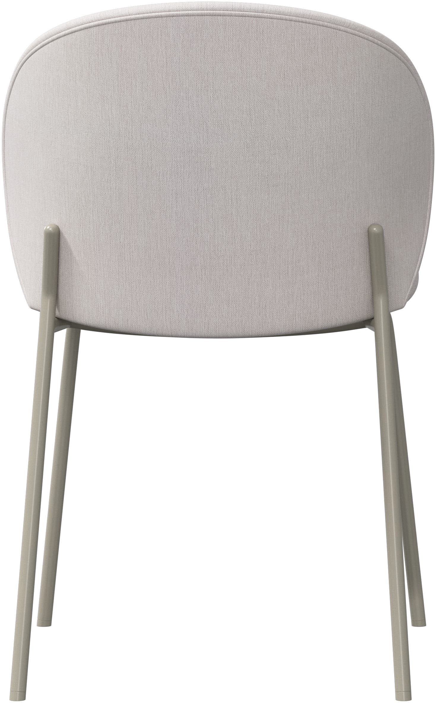 Imagen 4 de Pack de dos sillas Princeton gris ceniza tela Frisco BoConcept - Beige Beige