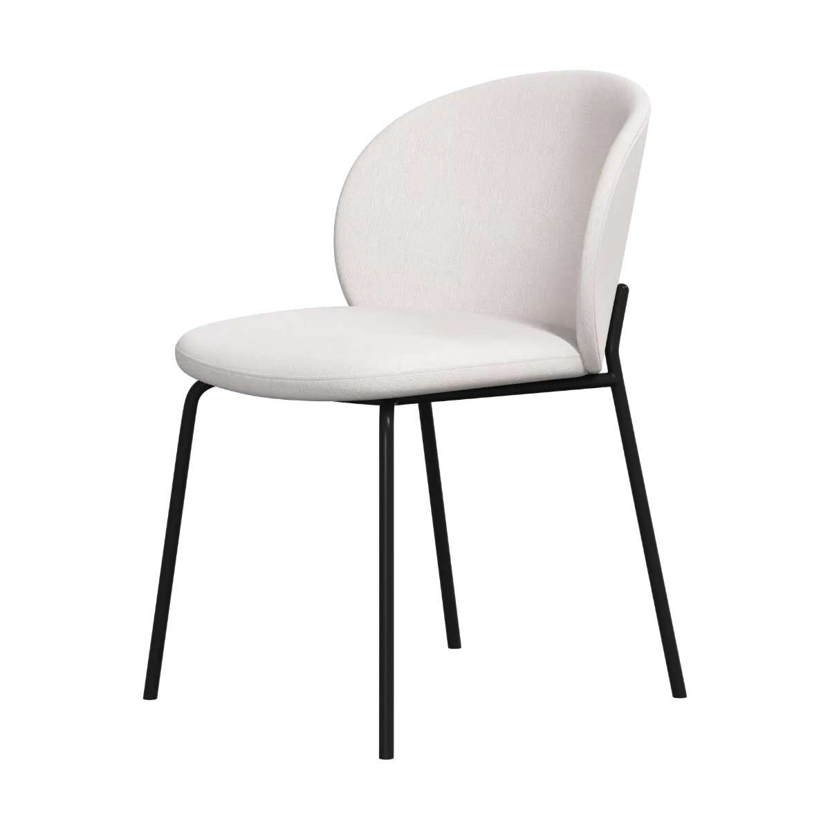 Imagen 1 de Pack de dos sillas Princeton negra tela Frisco BoConcept - Beige Beige