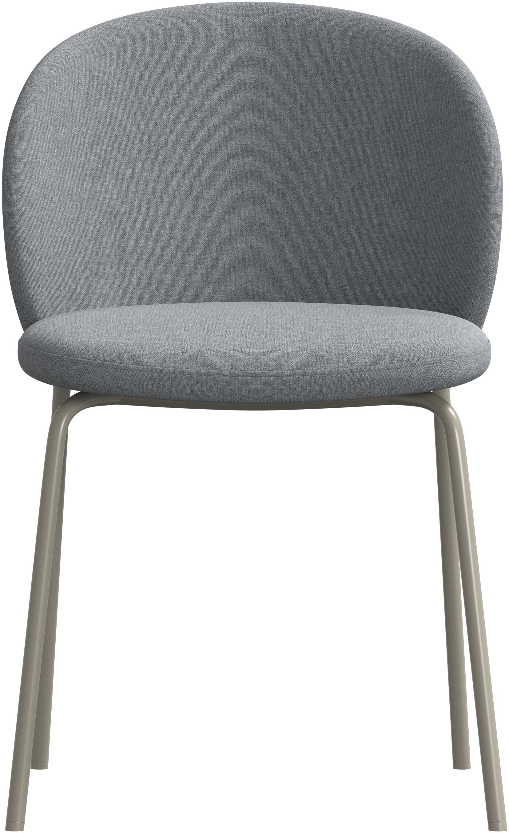 Imagen 3 de Pack de dos sillas Princeton gris ceniza tela Frisco BoConcept - Gris claro Gris claro