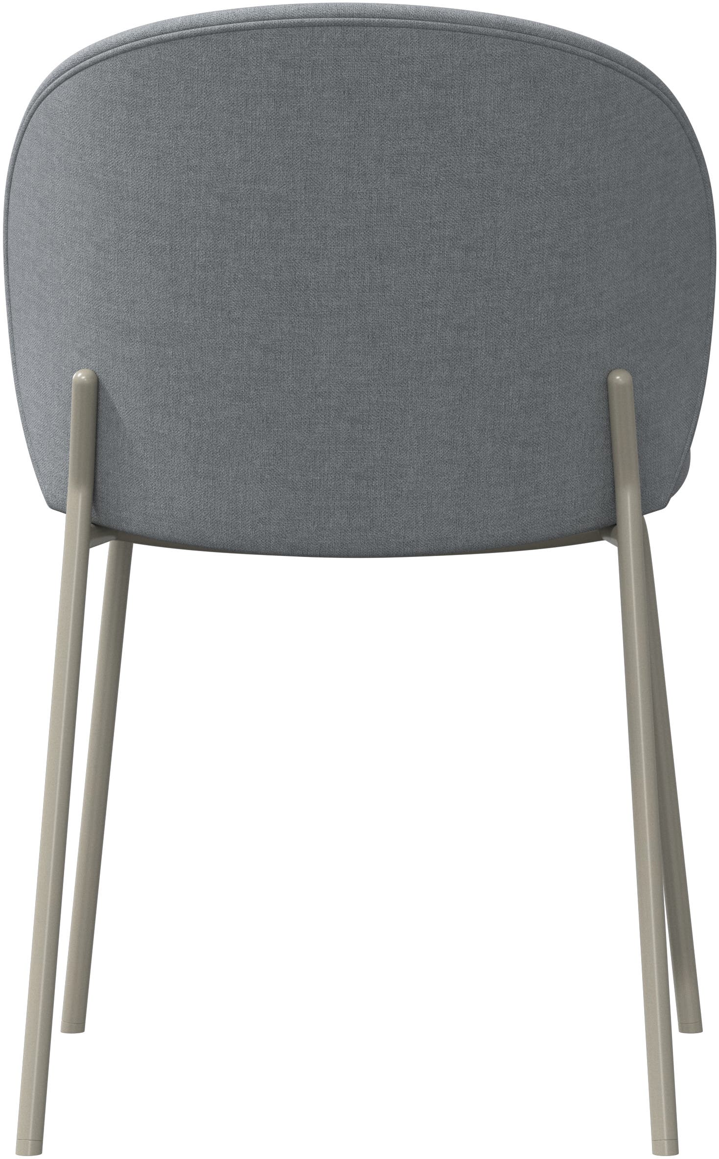 Imagen 4 de Pack de dos sillas Princeton gris ceniza tela Frisco BoConcept - Gris claro Gris claro